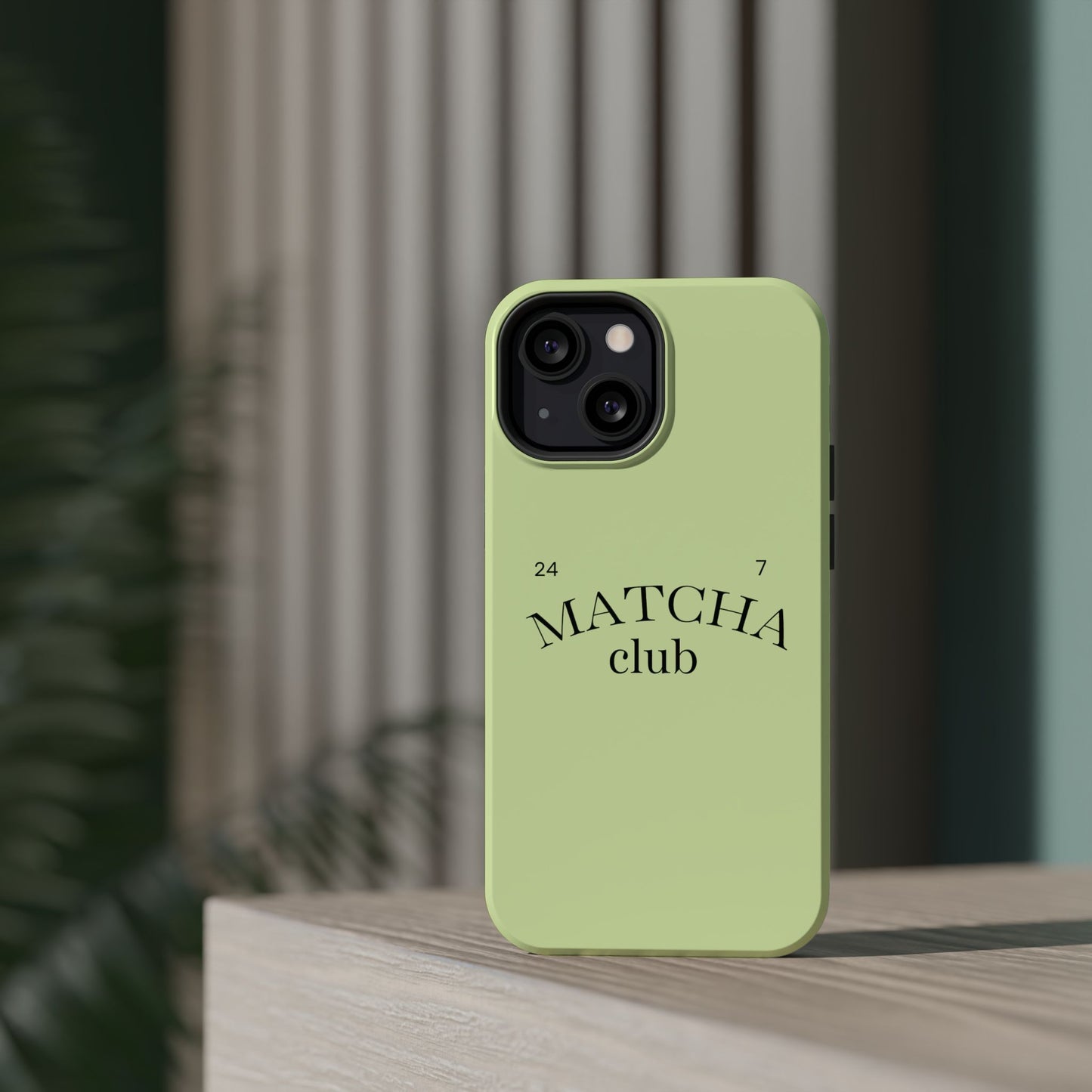 Magnetic IPhone Case, Matcha Coffee Lover, Impact-Resistant Case, Coffee Date Enthusiast, Matcha with Friends, Protective Phone Cover