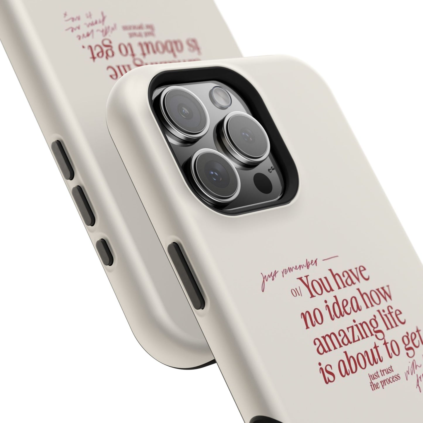 Magnetic IPhone Cases, Motivational Self Love Quote, Fashionable Feminine Gift Idea, Durable Impact-Resistant, Fashion Accessory,