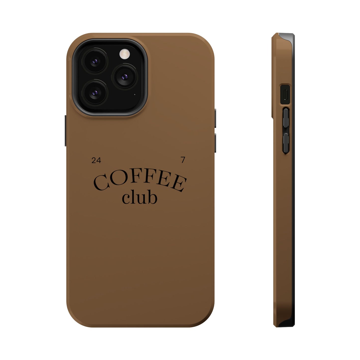 Magnetic iPhone Case, Coffee Lover, Impact-Resistant Case, Coffee Date Enthusiast, Matcha with Friend, Protective Phone Cover