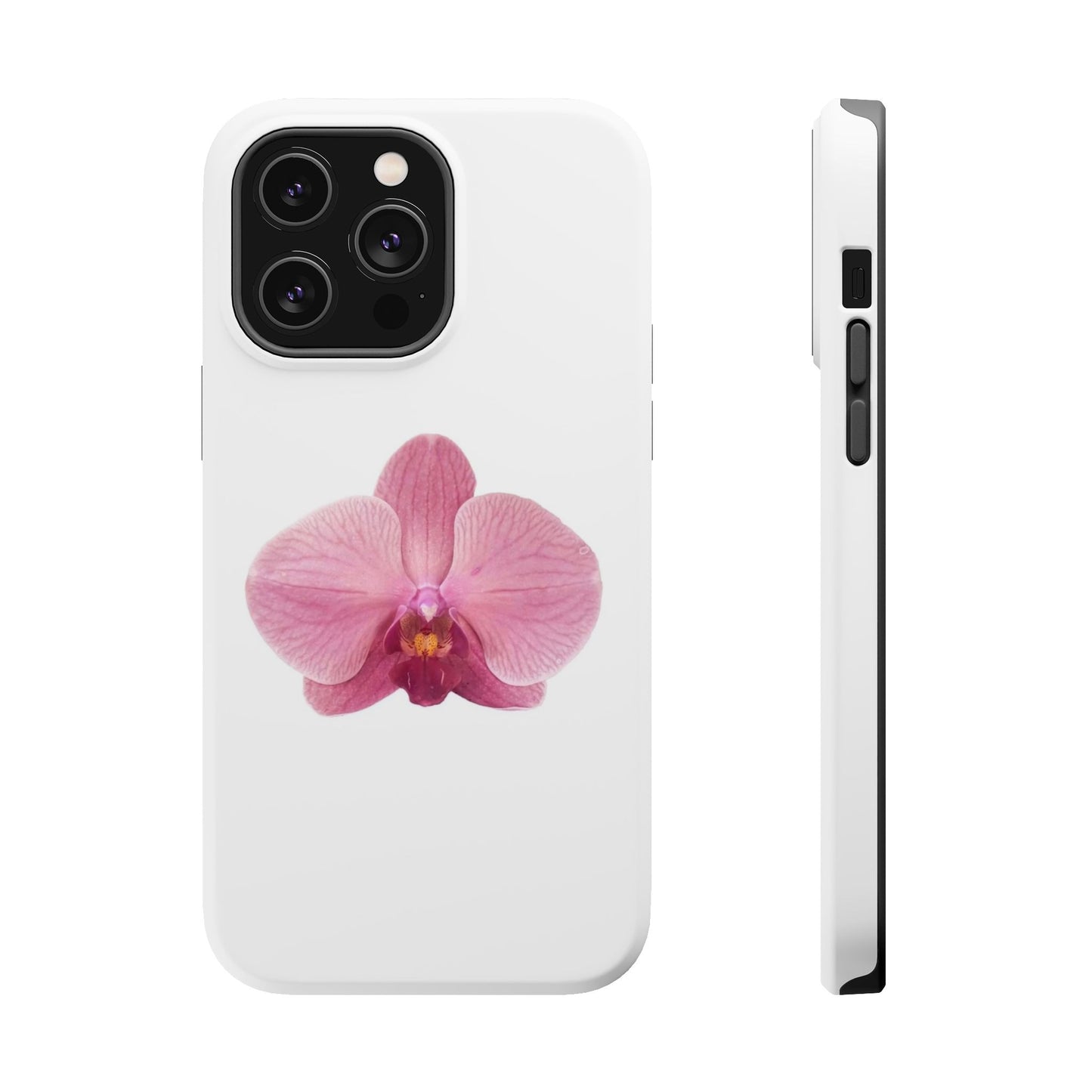 Magnetic IPhone Case, Durable Impact-Resistant Floral Feminine Fashionable Cover, Gift for Her, Protective Smartphone Shell, Trendy