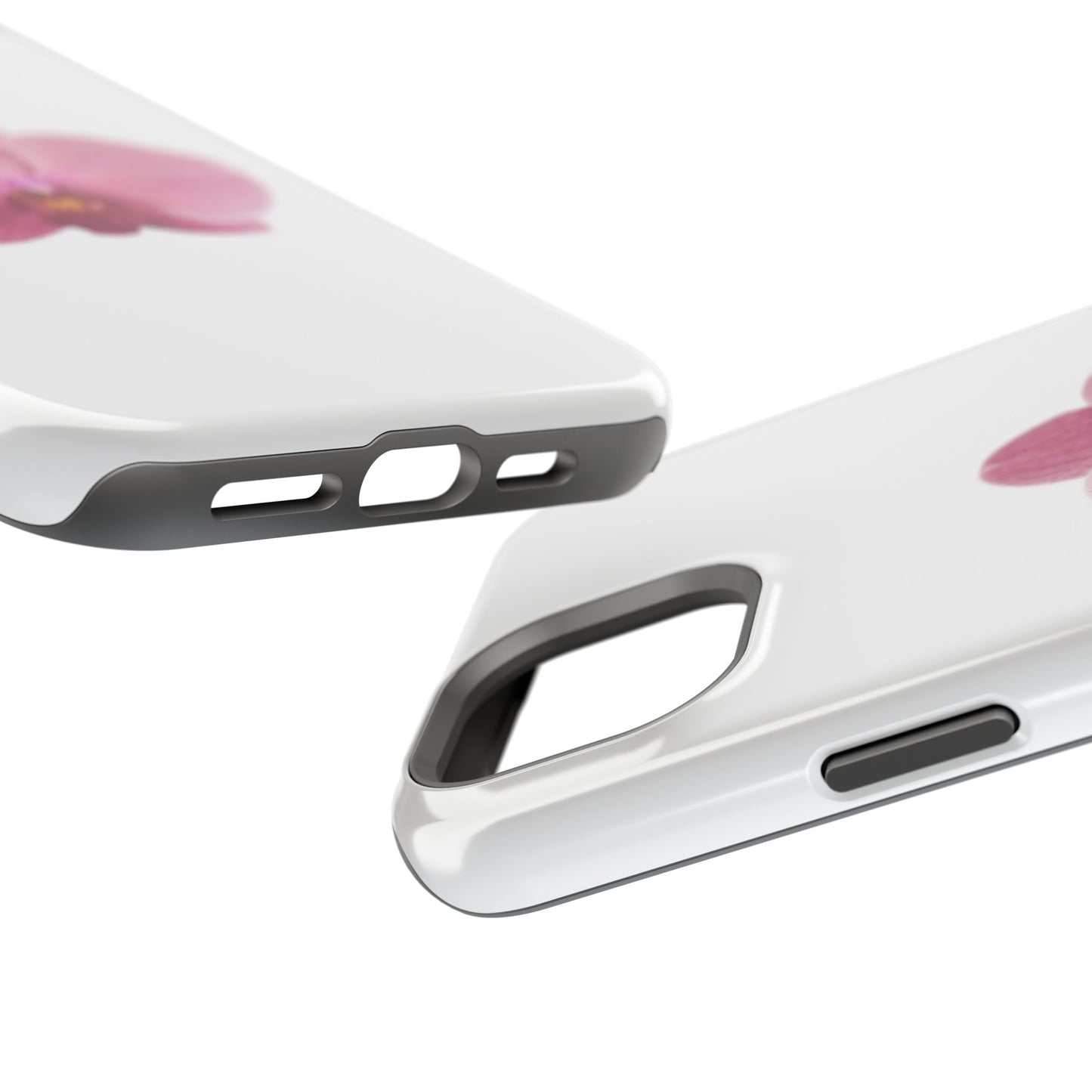 Magnetic IPhone Case, Durable Impact-Resistant Floral Feminine Fashionable Cover, Gift for Her, Protective Smartphone Shell, Trendy