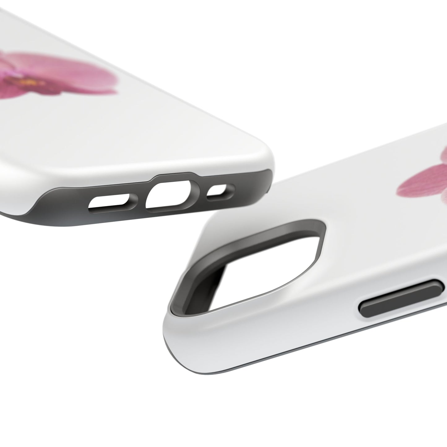 Magnetic IPhone Case, Durable Impact-Resistant Floral Feminine Fashionable Cover, Gift for Her, Protective Smartphone Shell, Trendy