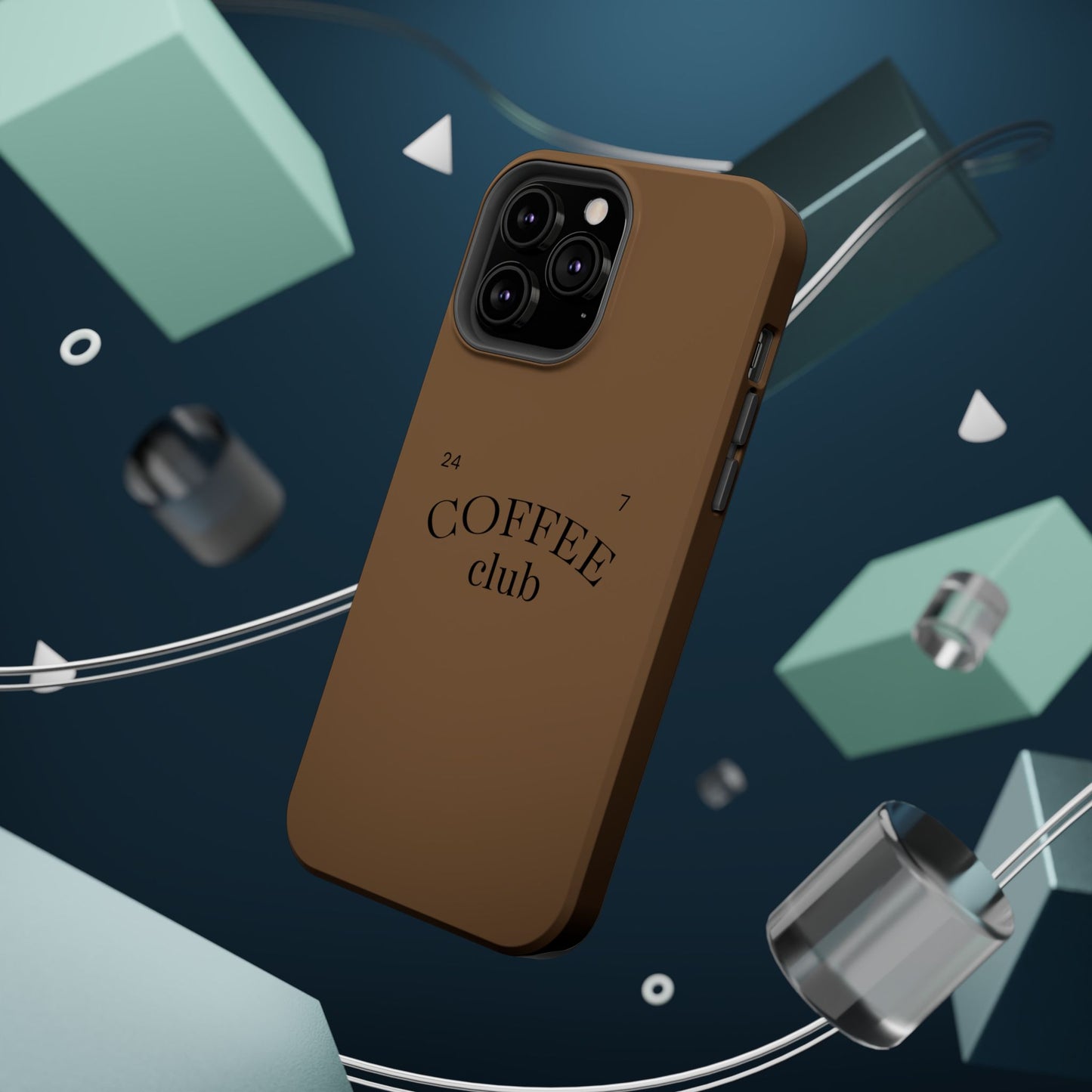 Magnetic iPhone Case, Coffee Lover, Impact-Resistant Case, Coffee Date Enthusiast, Matcha with Friend, Protective Phone Cover