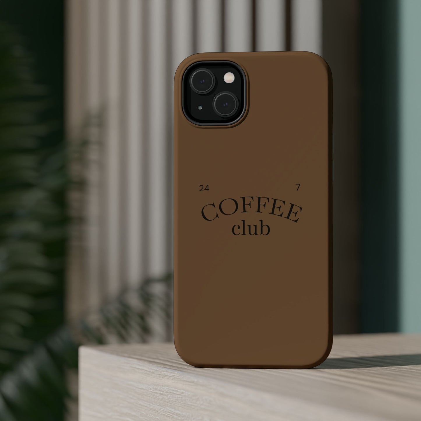 Magnetic iPhone Case, Coffee Lover, Impact-Resistant Case, Coffee Date Enthusiast, Matcha with Friend, Protective Phone Cover