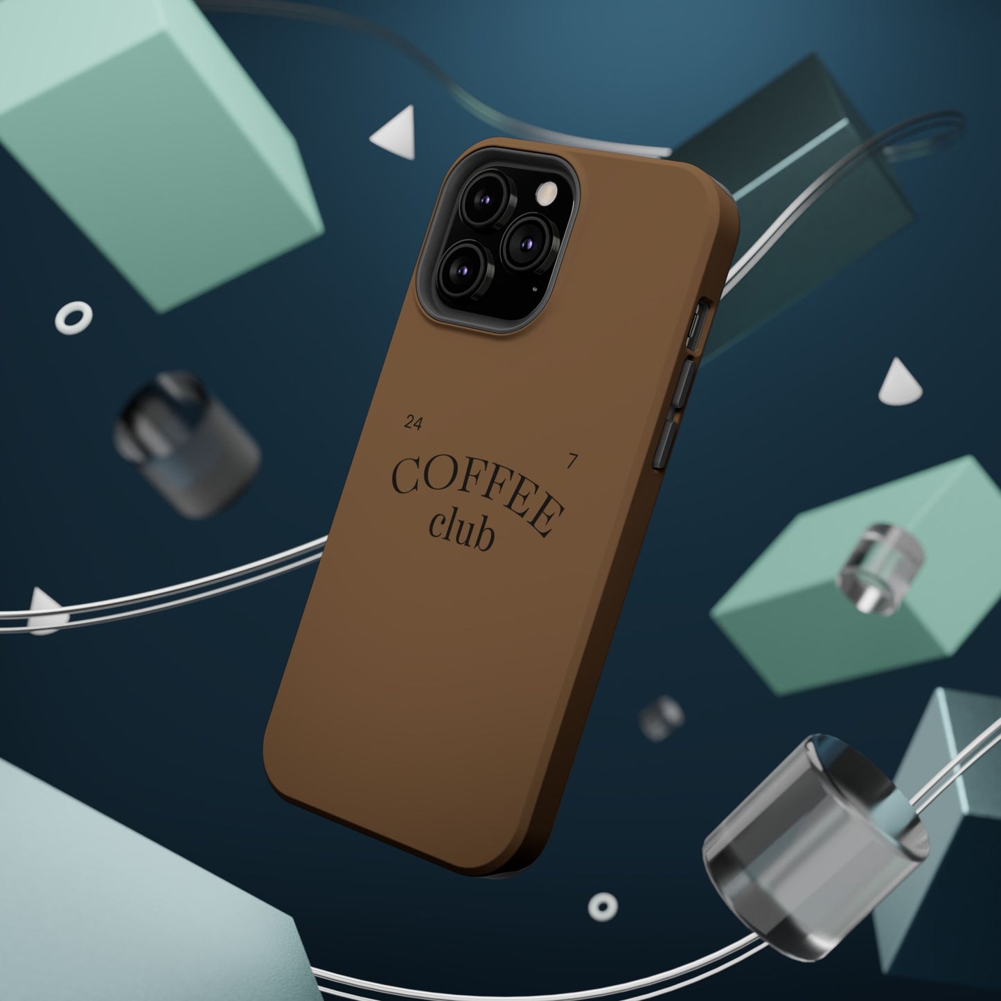 Magnetic iPhone Case, Coffee Lover, Impact-Resistant Case, Coffee Date Enthusiast, Matcha with Friend, Protective Phone Cover