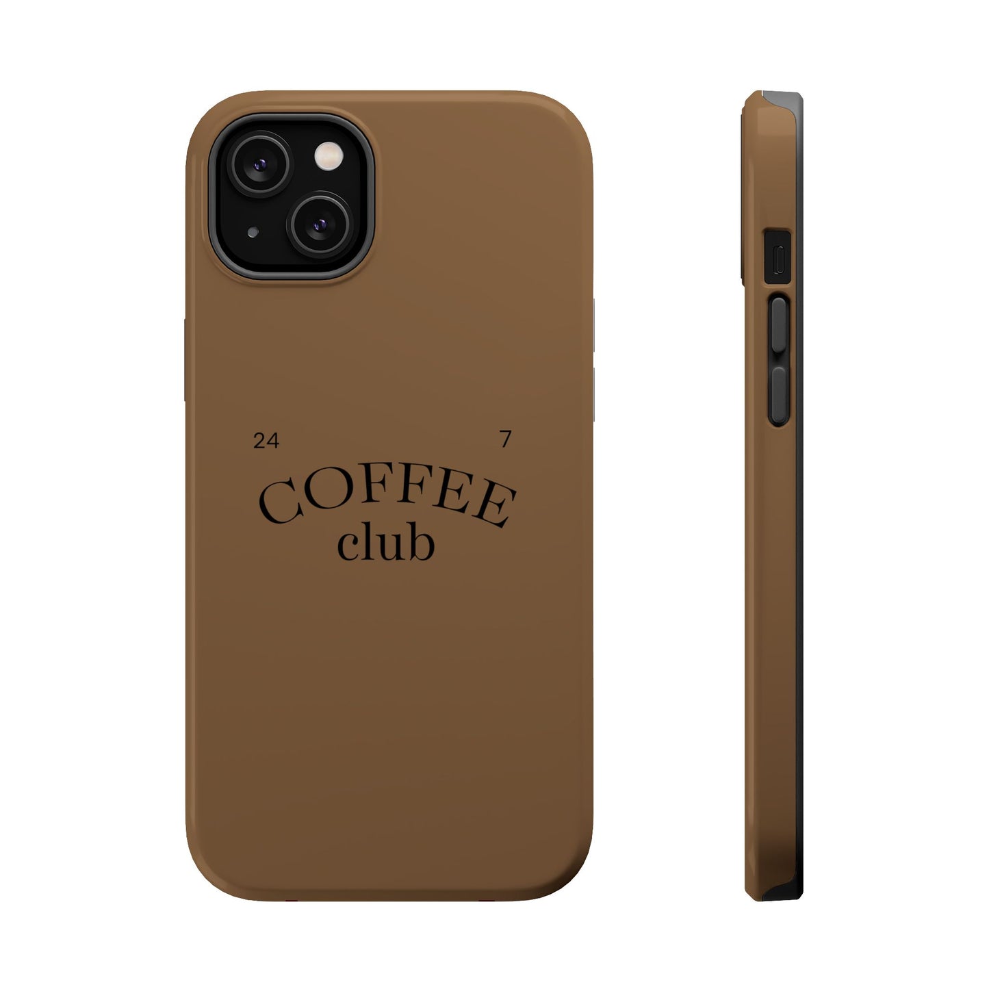 Magnetic iPhone Case, Coffee Lover, Impact-Resistant Case, Coffee Date Enthusiast, Matcha with Friend, Protective Phone Cover