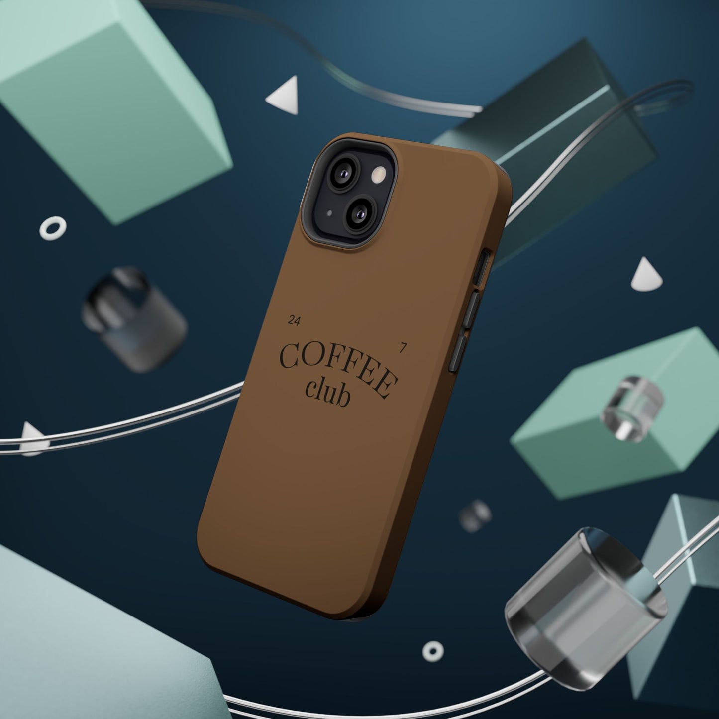 Magnetic iPhone Case, Coffee Lover, Impact-Resistant Case, Coffee Date Enthusiast, Matcha with Friend, Protective Phone Cover