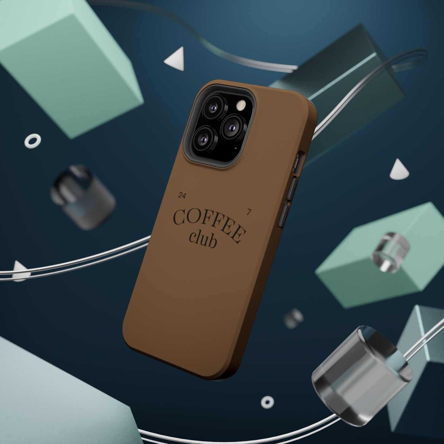Magnetic iPhone Case, Coffee Lover, Impact-Resistant Case, Coffee Date Enthusiast, Matcha with Friend, Protective Phone Cover
