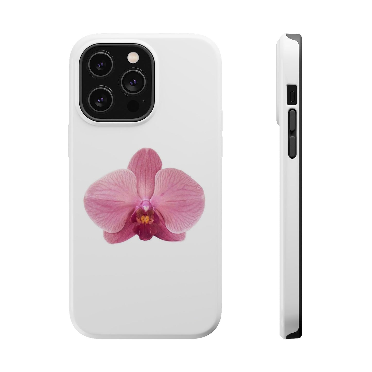 Magnetic IPhone Case, Durable Impact-Resistant Floral Feminine Fashionable Cover, Gift for Her, Protective Smartphone Shell, Trendy