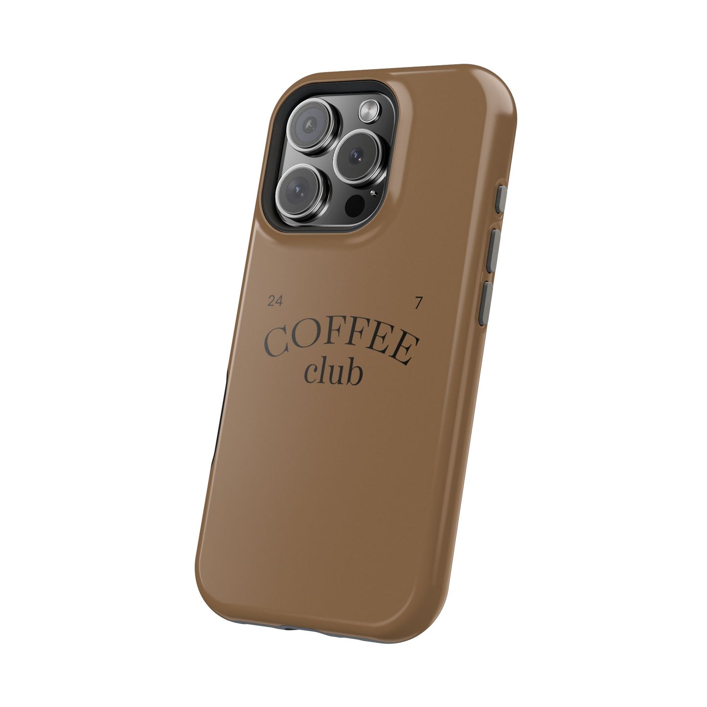Magnetic iPhone Case, Coffee Lover, Impact-Resistant Case, Coffee Date Enthusiast, Matcha with Friend, Protective Phone Cover
