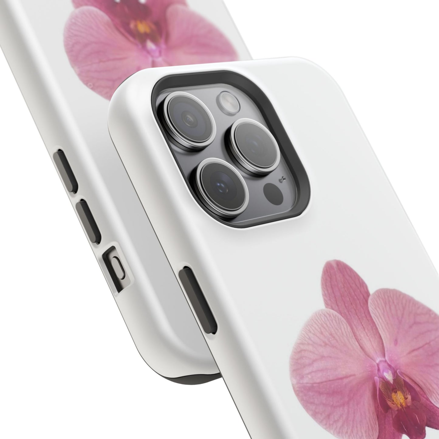 Magnetic IPhone Case, Durable Impact-Resistant Floral Feminine Fashionable Cover, Gift for Her, Protective Smartphone Shell, Trendy