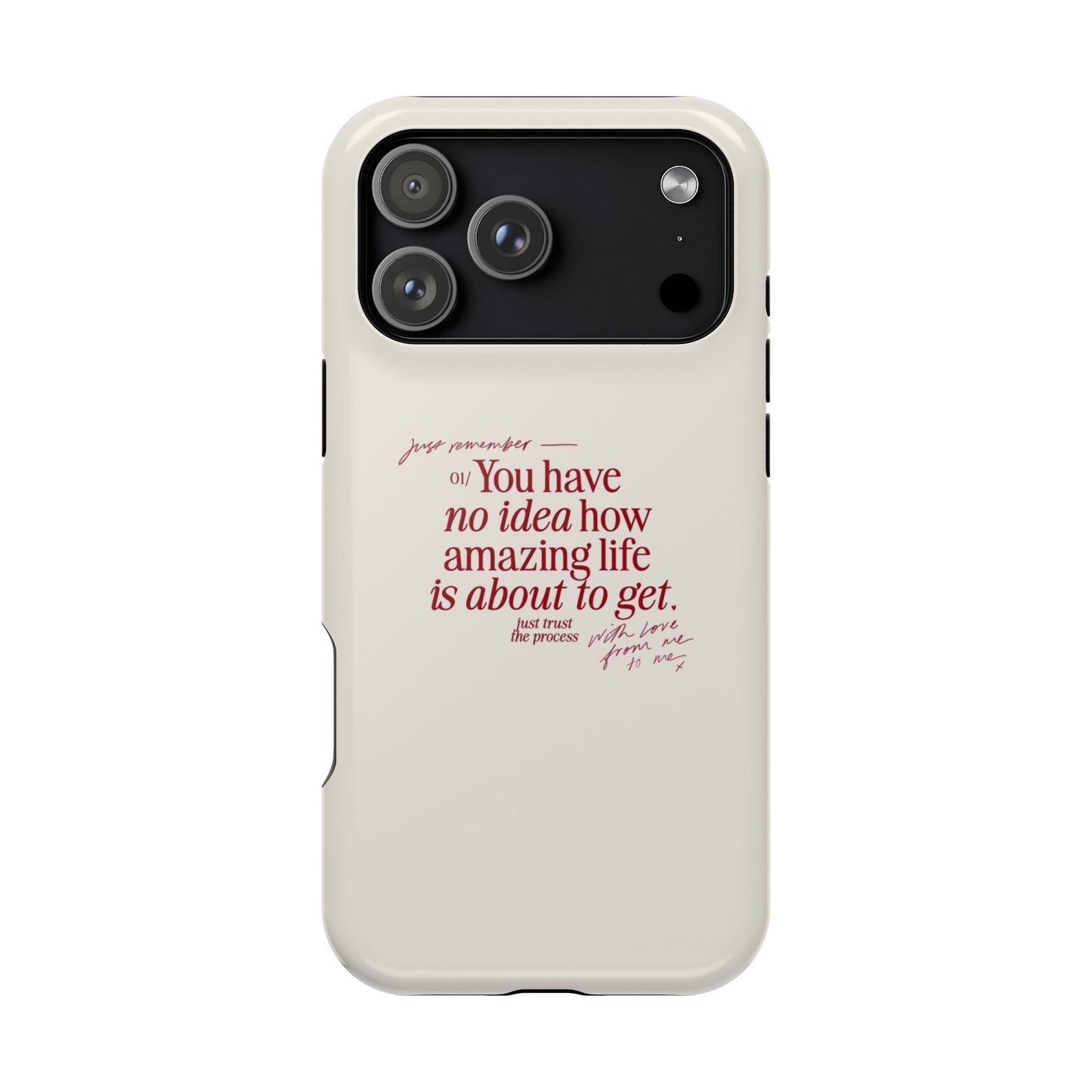 Magnetic IPhone Cases, Motivational Self Love Quote, Fashionable Feminine Gift Idea, Durable Impact-Resistant, Fashion Accessory,