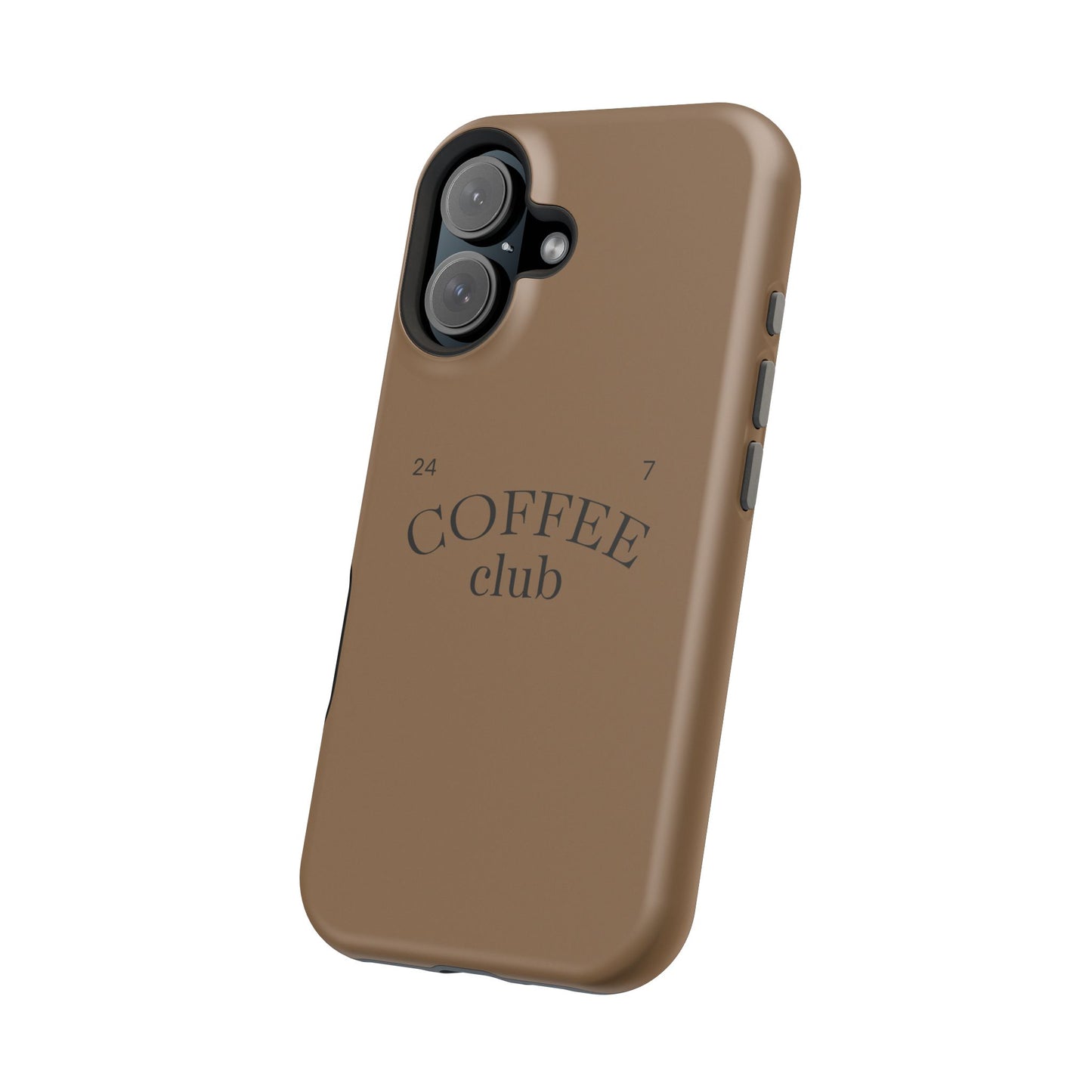 Magnetic iPhone Case, Coffee Lover, Impact-Resistant Case, Coffee Date Enthusiast, Matcha with Friend, Protective Phone Cover