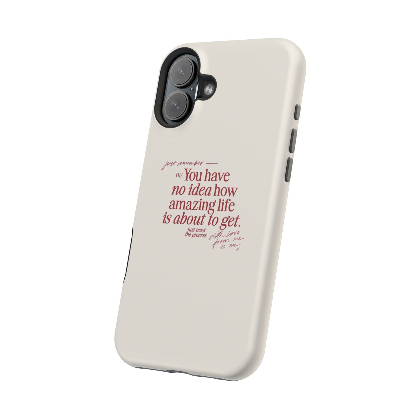 Magnetic IPhone Cases, Motivational Self Love Quote, Fashionable Feminine Gift Idea, Durable Impact-Resistant, Fashion Accessory,