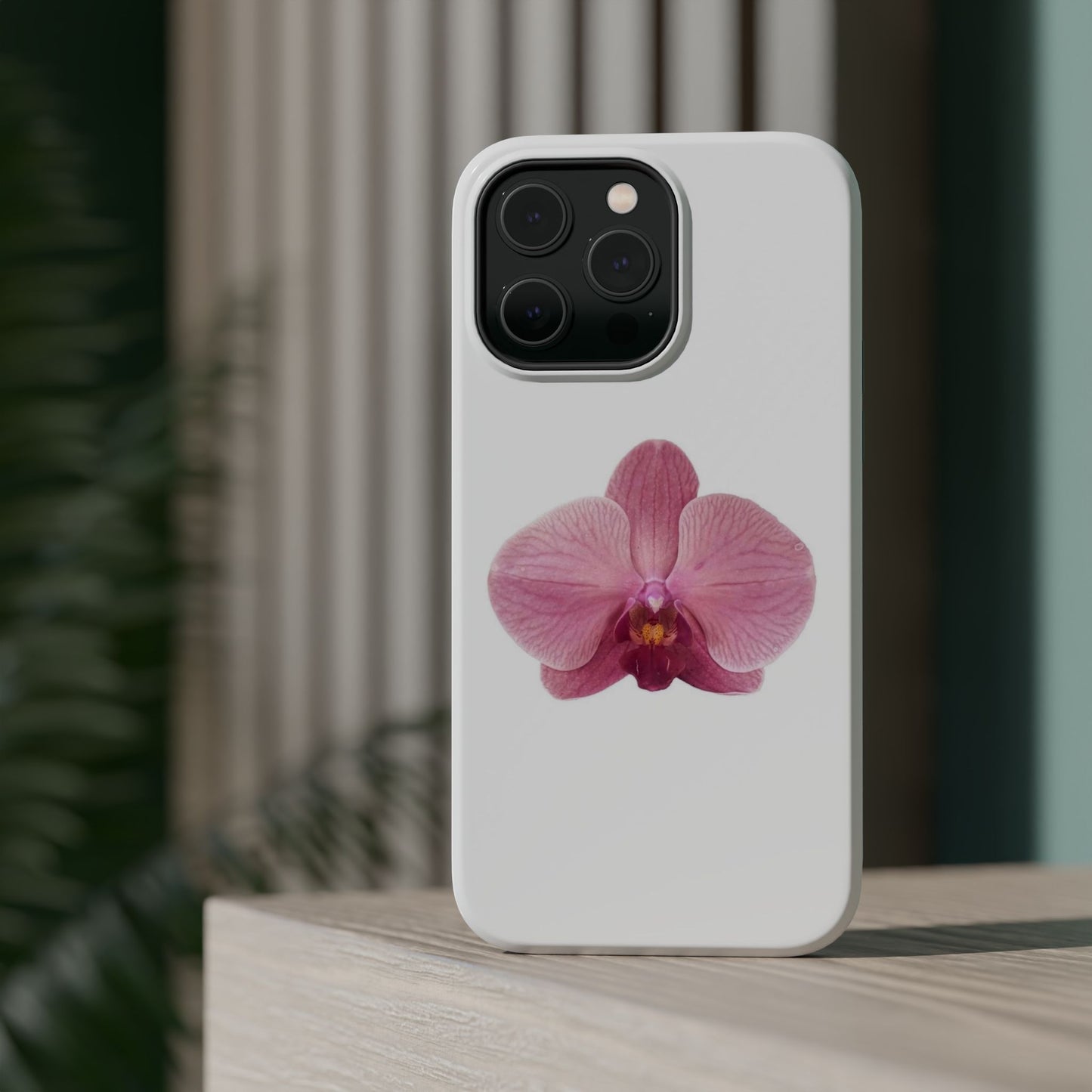 Magnetic IPhone Case, Durable Impact-Resistant Floral Feminine Fashionable Cover, Gift for Her, Protective Smartphone Shell, Trendy