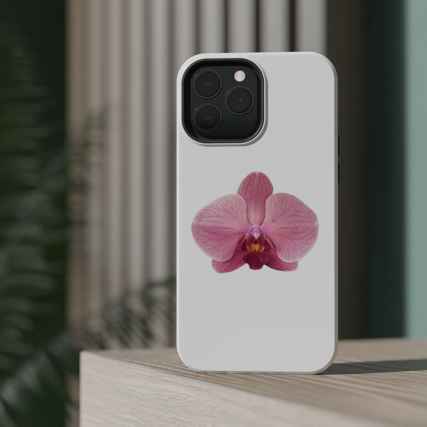 Magnetic IPhone Case, Durable Impact-Resistant Floral Feminine Fashionable Cover, Gift for Her, Protective Smartphone Shell, Trendy