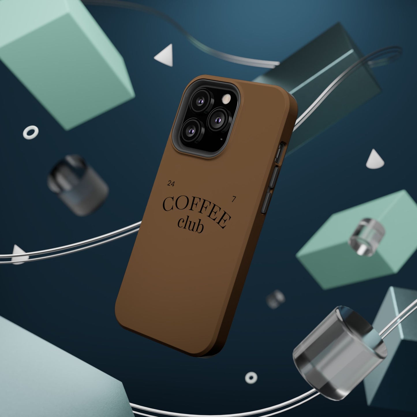 Magnetic iPhone Case, Coffee Lover, Impact-Resistant Case, Coffee Date Enthusiast, Matcha with Friend, Protective Phone Cover