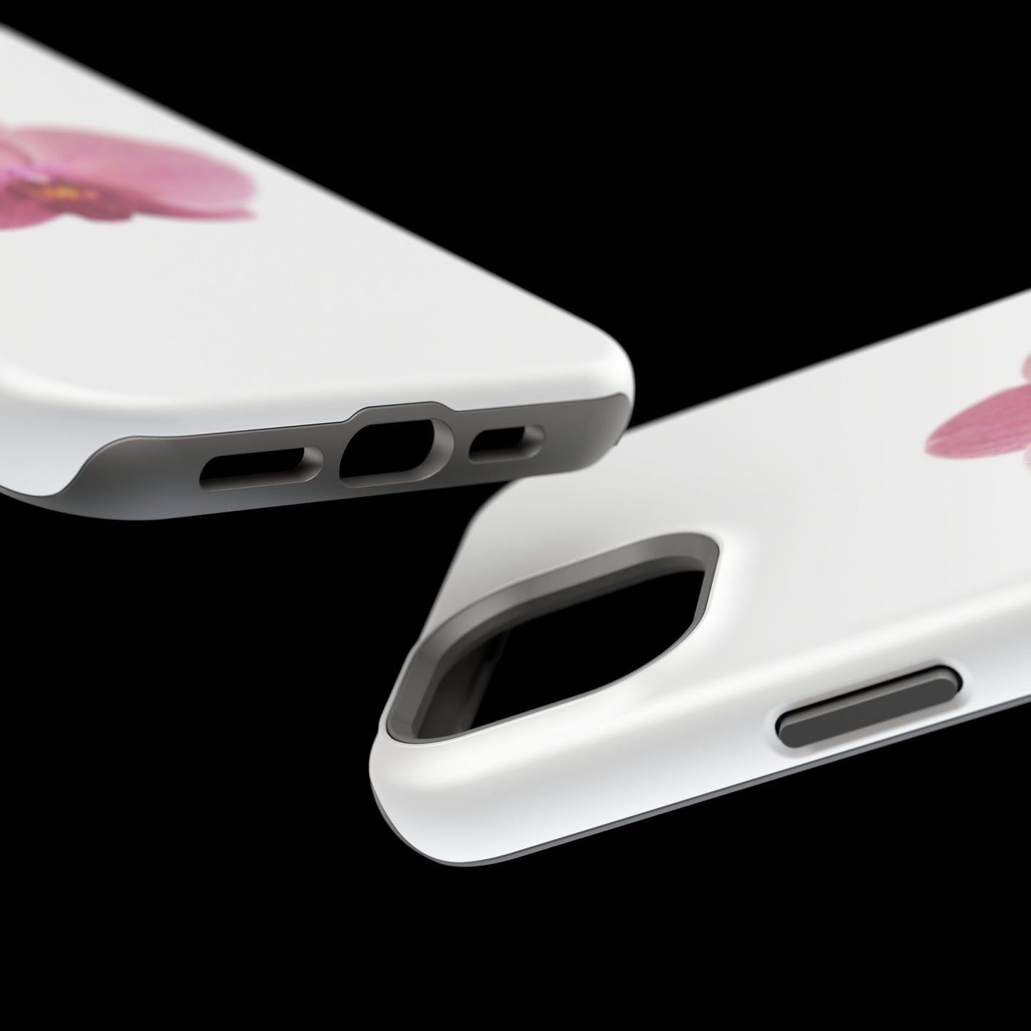 Magnetic IPhone Case, Durable Impact-Resistant Floral Feminine Fashionable Cover, Gift for Her, Protective Smartphone Shell, Trendy