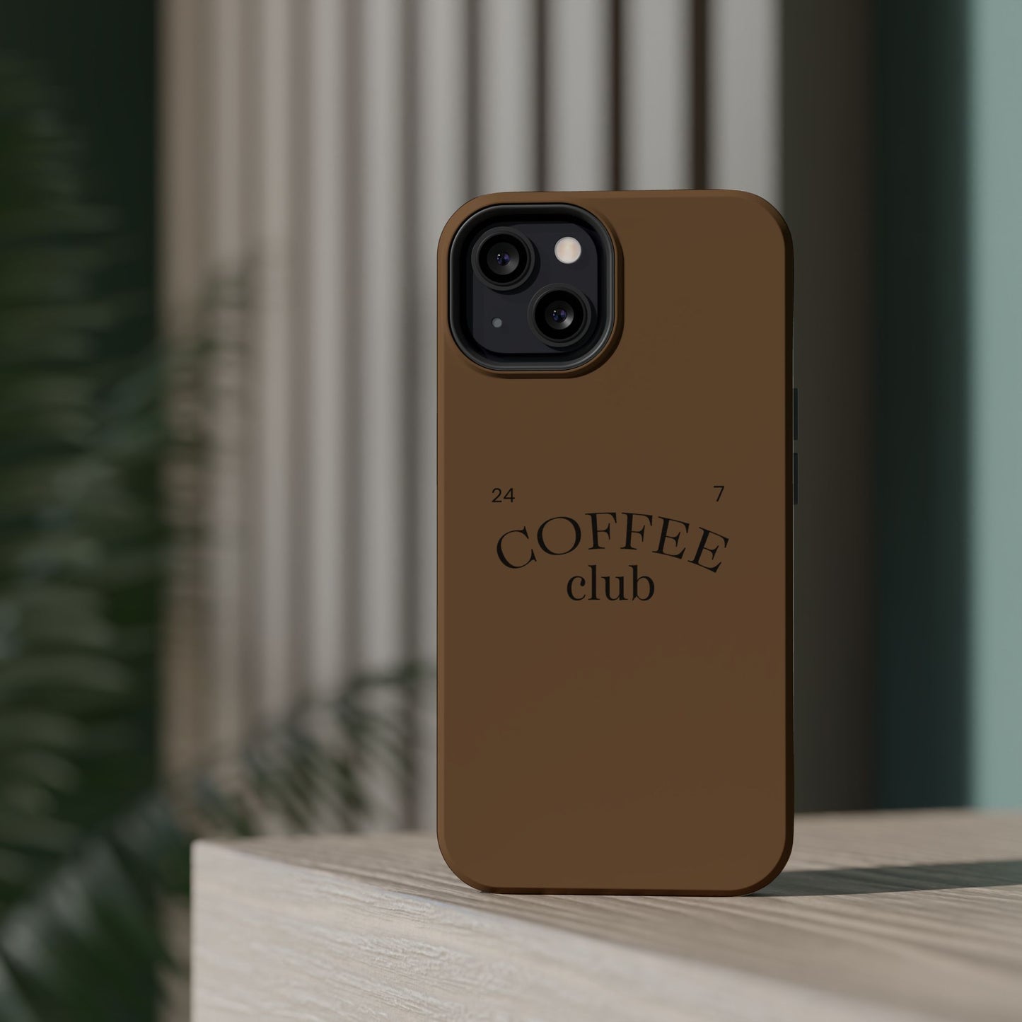 Magnetic iPhone Case, Coffee Lover, Impact-Resistant Case, Coffee Date Enthusiast, Matcha with Friend, Protective Phone Cover