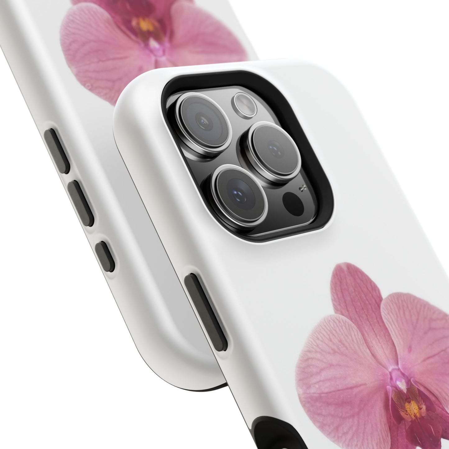 Magnetic IPhone Case, Durable Impact-Resistant Floral Feminine Fashionable Cover, Gift for Her, Protective Smartphone Shell, Trendy