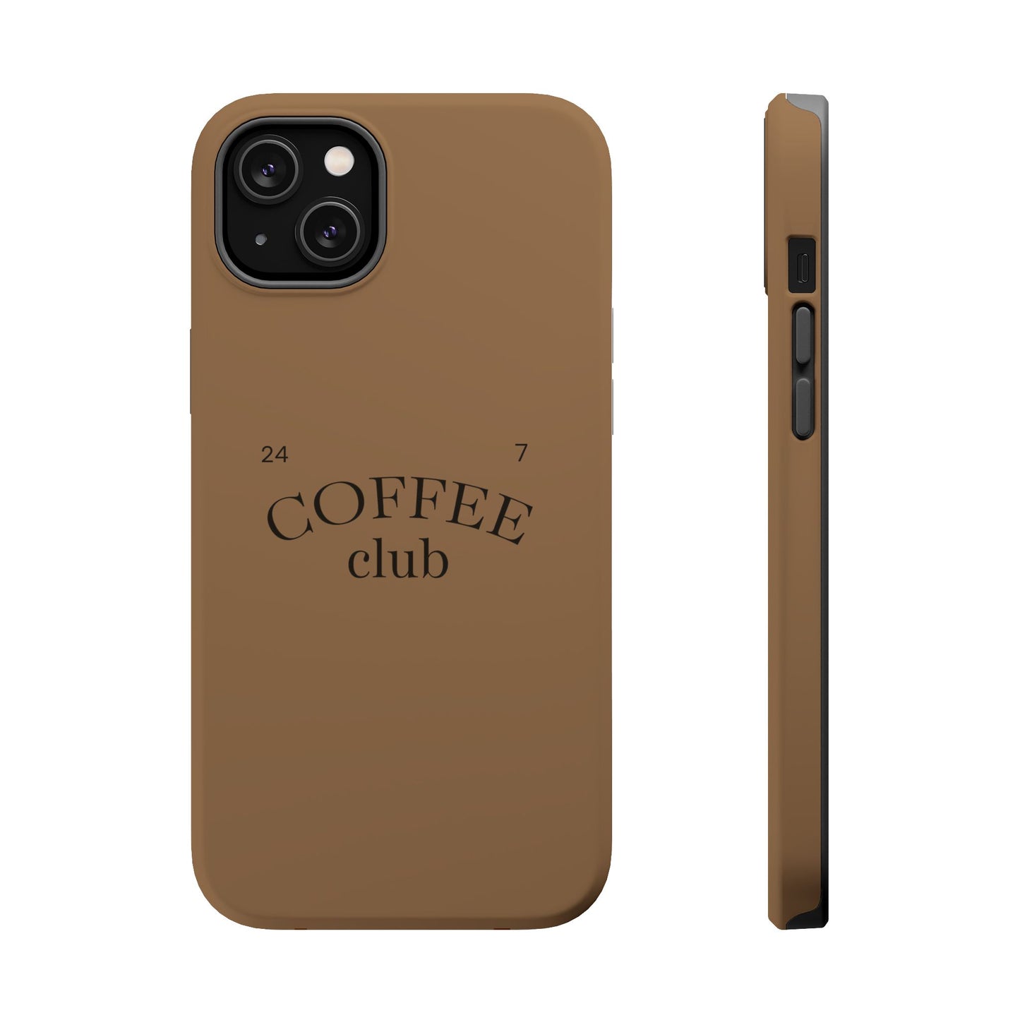 Magnetic iPhone Case, Coffee Lover, Impact-Resistant Case, Coffee Date Enthusiast, Matcha with Friend, Protective Phone Cover