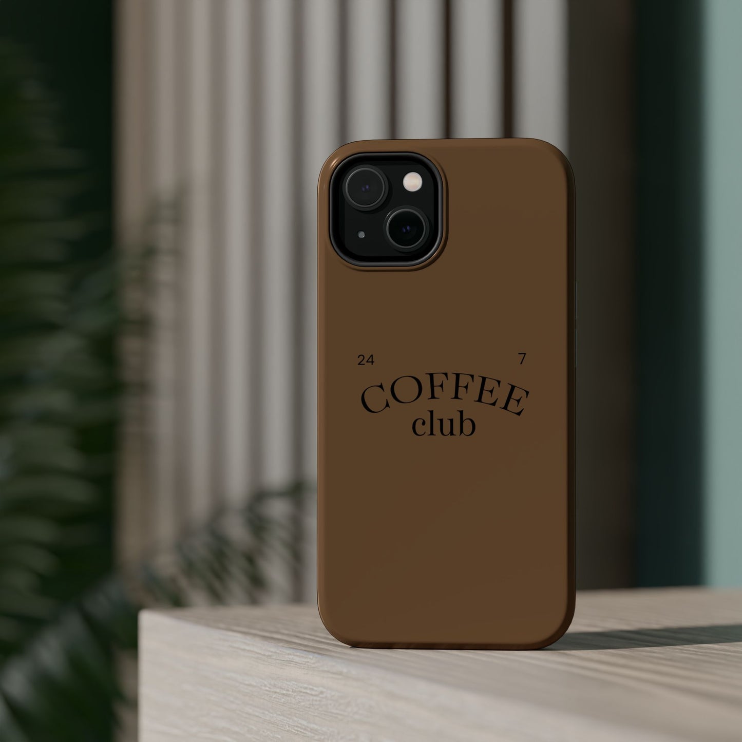 Magnetic iPhone Case, Coffee Lover, Impact-Resistant Case, Coffee Date Enthusiast, Matcha with Friend, Protective Phone Cover