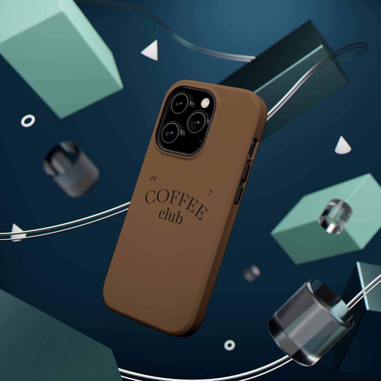 Magnetic iPhone Case, Coffee Lover, Impact-Resistant Case, Coffee Date Enthusiast, Matcha with Friend, Protective Phone Cover