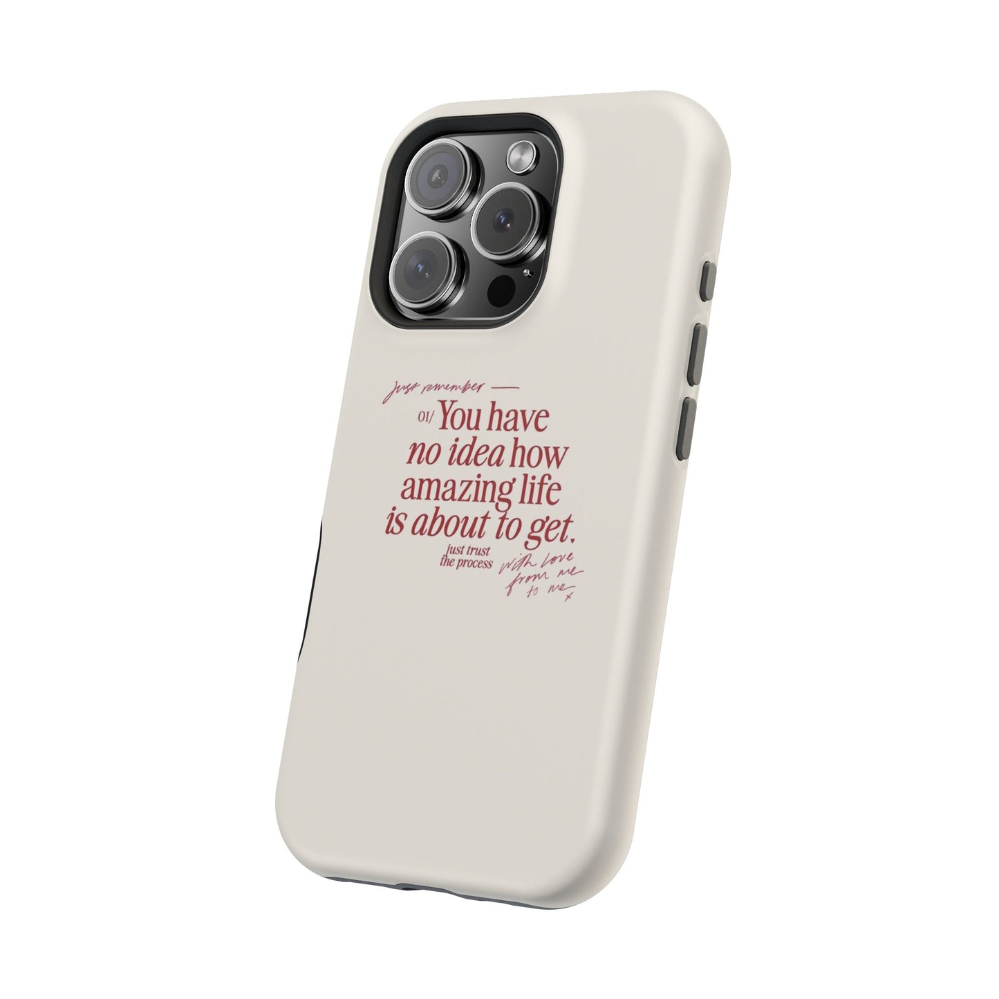Magnetic IPhone Cases, Motivational Self Love Quote, Fashionable Feminine Gift Idea, Durable Impact-Resistant, Fashion Accessory,