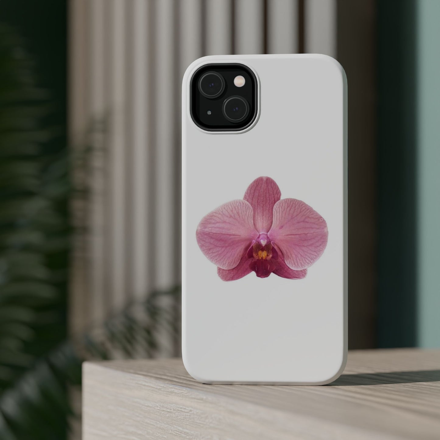 Magnetic IPhone Case, Durable Impact-Resistant Floral Feminine Fashionable Cover, Gift for Her, Protective Smartphone Shell, Trendy