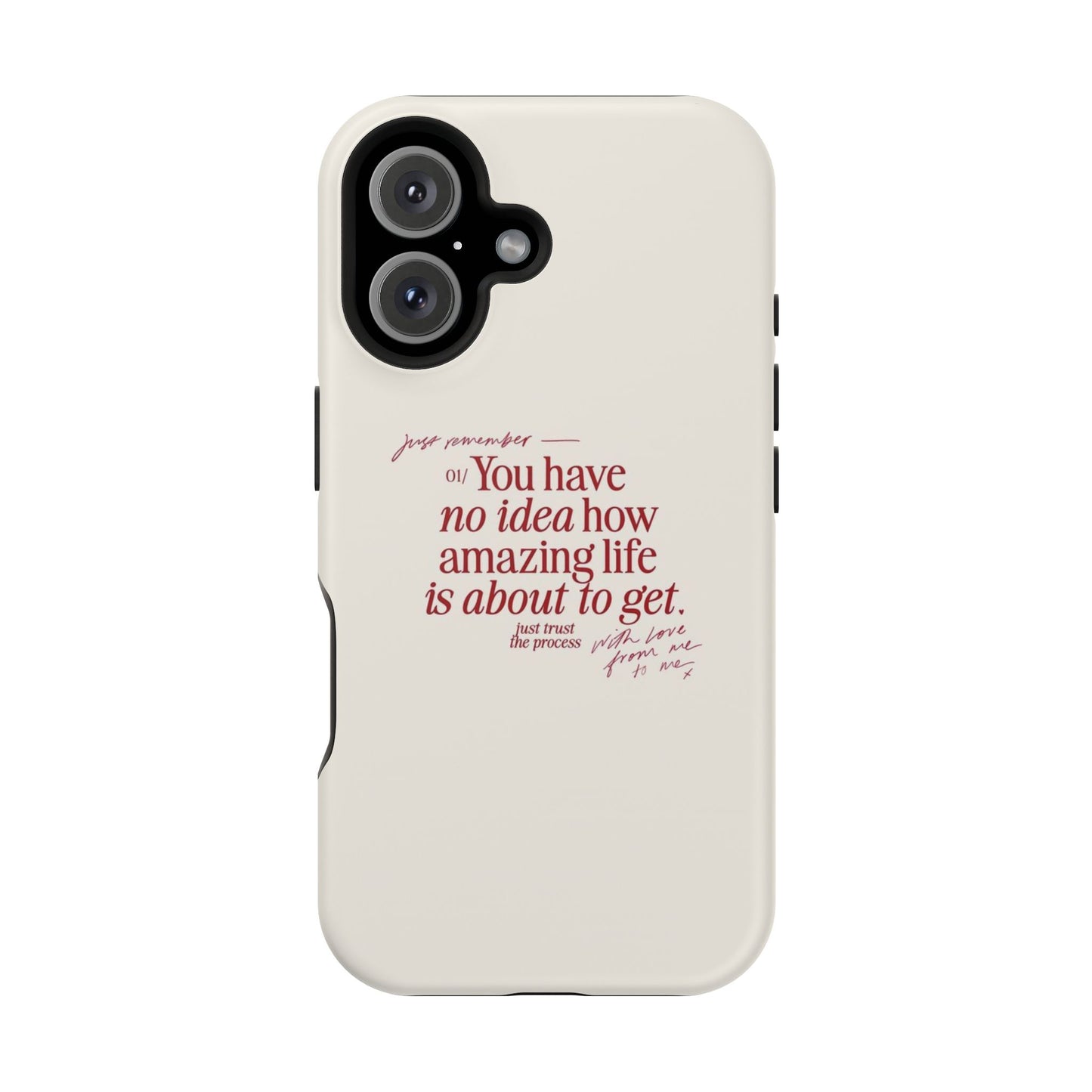 Magnetic IPhone Cases, Motivational Self Love Quote, Fashionable Feminine Gift Idea, Durable Impact-Resistant, Fashion Accessory,