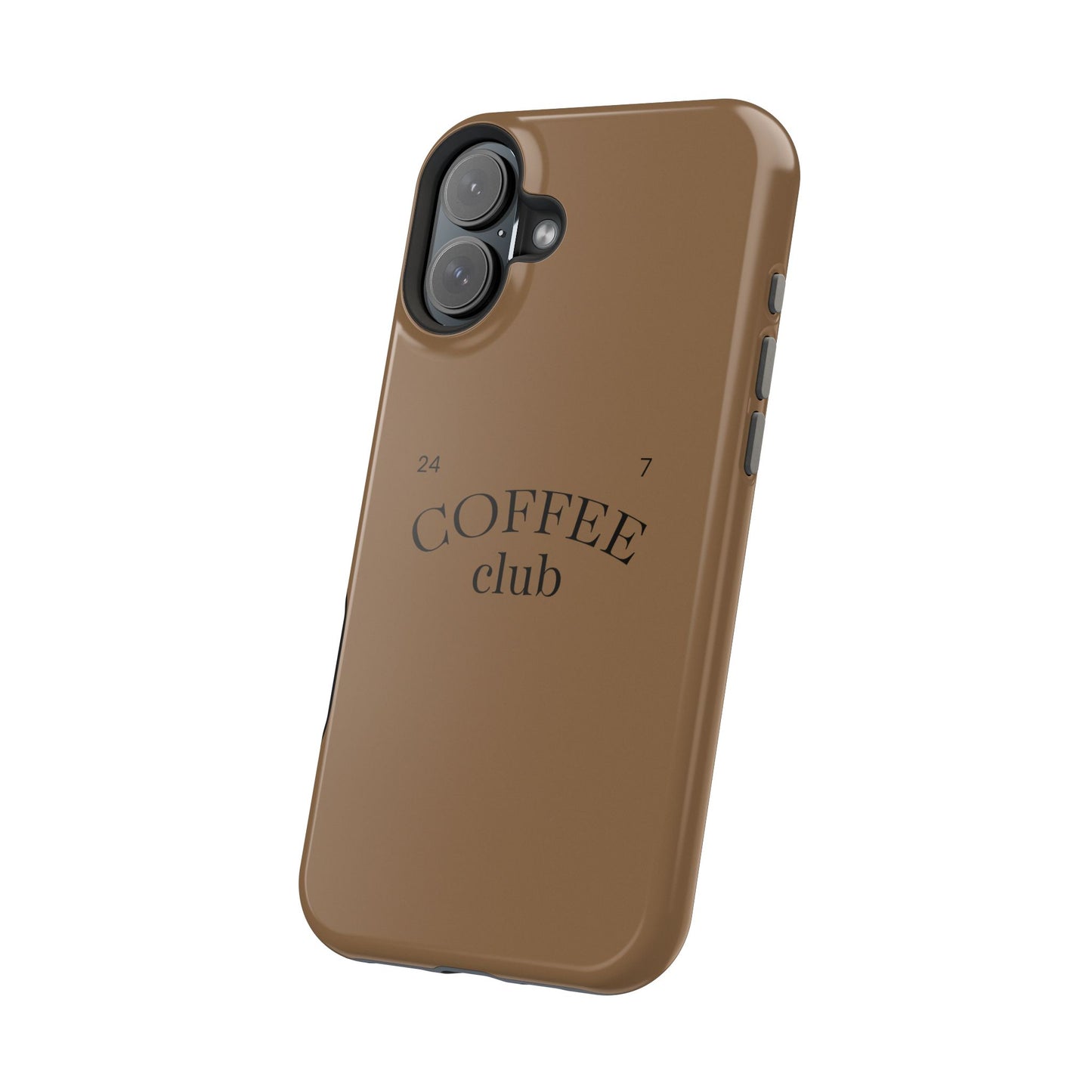 Magnetic iPhone Case, Coffee Lover, Impact-Resistant Case, Coffee Date Enthusiast, Matcha with Friend, Protective Phone Cover