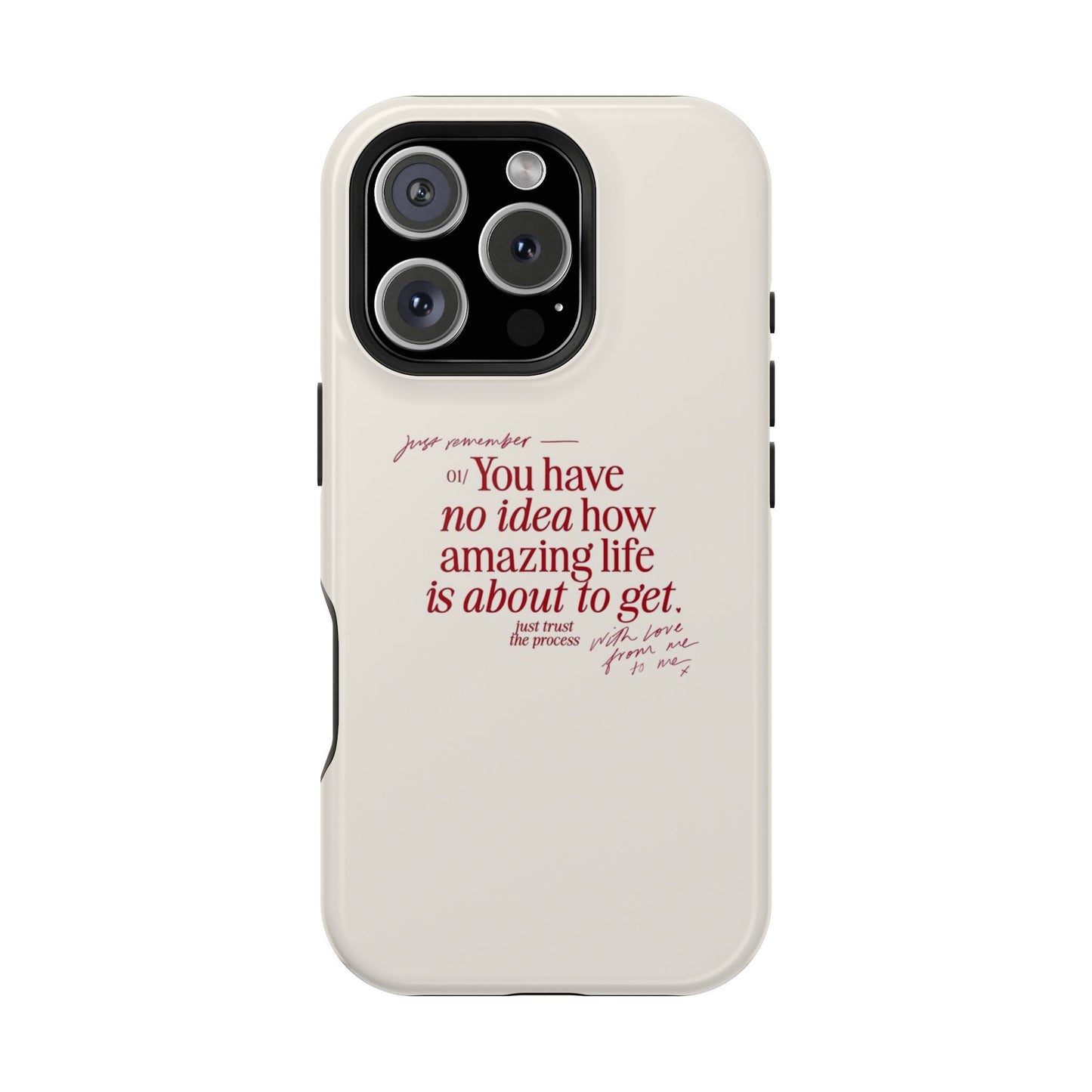 Magnetic IPhone Cases, Motivational Self Love Quote, Fashionable Feminine Gift Idea, Durable Impact-Resistant, Fashion Accessory,