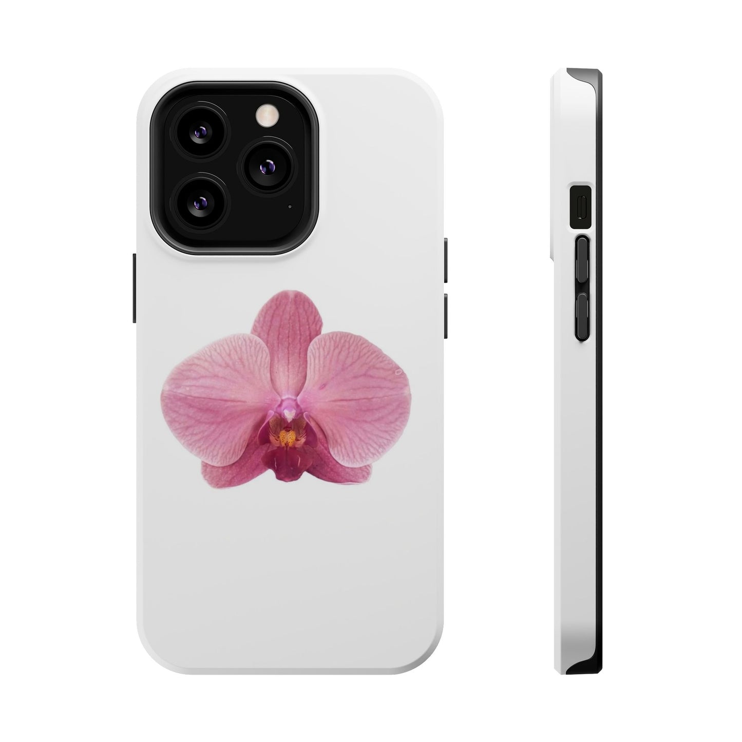 Magnetic IPhone Case, Durable Impact-Resistant Floral Feminine Fashionable Cover, Gift for Her, Protective Smartphone Shell, Trendy
