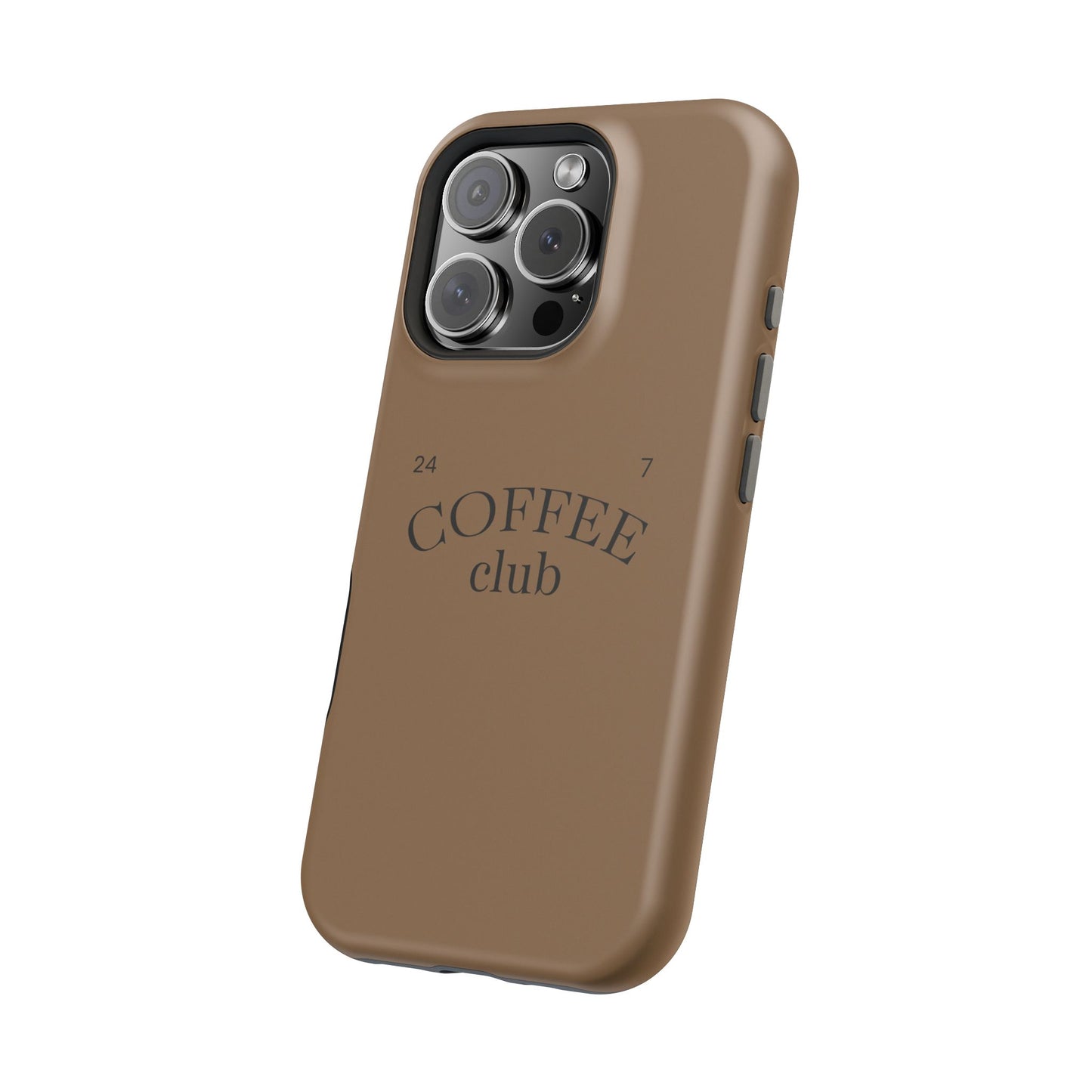 Magnetic iPhone Case, Coffee Lover, Impact-Resistant Case, Coffee Date Enthusiast, Matcha with Friend, Protective Phone Cover