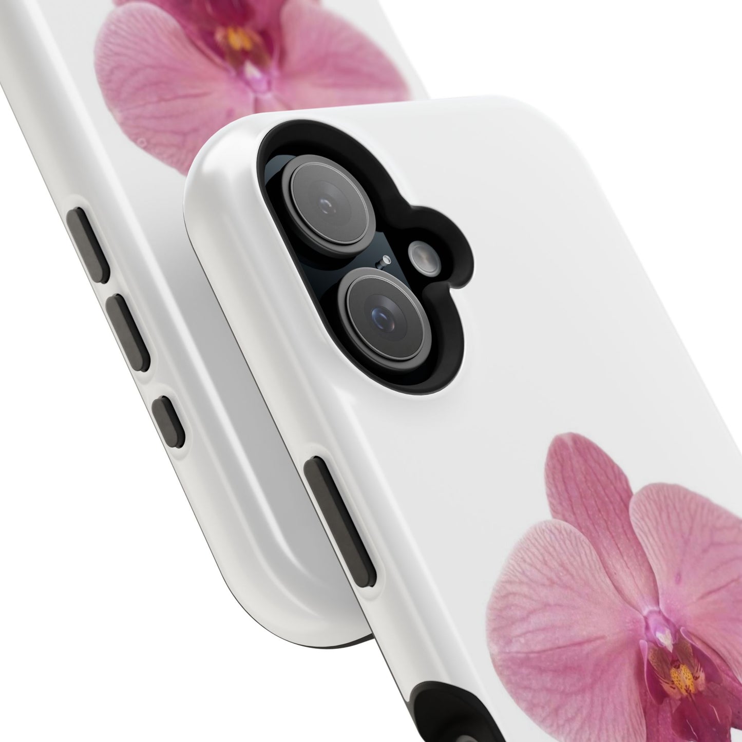 Magnetic IPhone Case, Durable Impact-Resistant Floral Feminine Fashionable Cover, Gift for Her, Protective Smartphone Shell, Trendy