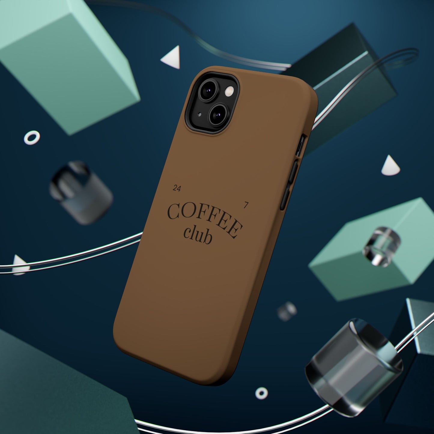 Magnetic iPhone Case, Coffee Lover, Impact-Resistant Case, Coffee Date Enthusiast, Matcha with Friend, Protective Phone Cover
