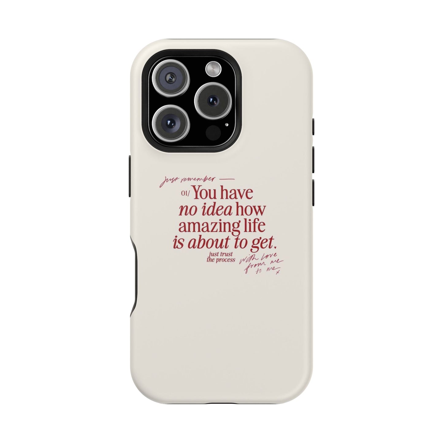 Magnetic IPhone Cases, Motivational Self Love Quote, Fashionable Feminine Gift Idea, Durable Impact-Resistant, Fashion Accessory,