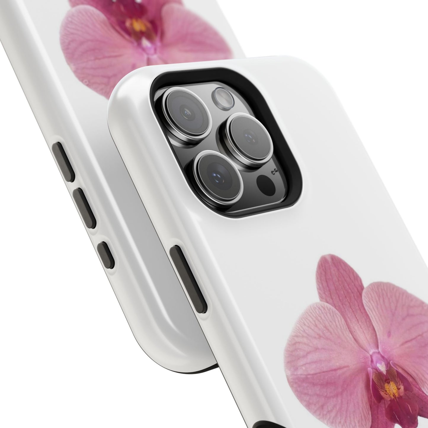 Magnetic IPhone Case, Durable Impact-Resistant Floral Feminine Fashionable Cover, Gift for Her, Protective Smartphone Shell, Trendy