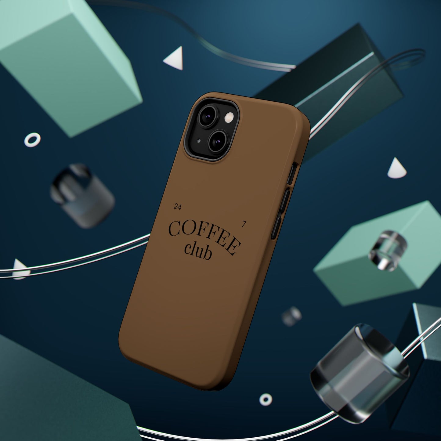 Magnetic iPhone Case, Coffee Lover, Impact-Resistant Case, Coffee Date Enthusiast, Matcha with Friend, Protective Phone Cover