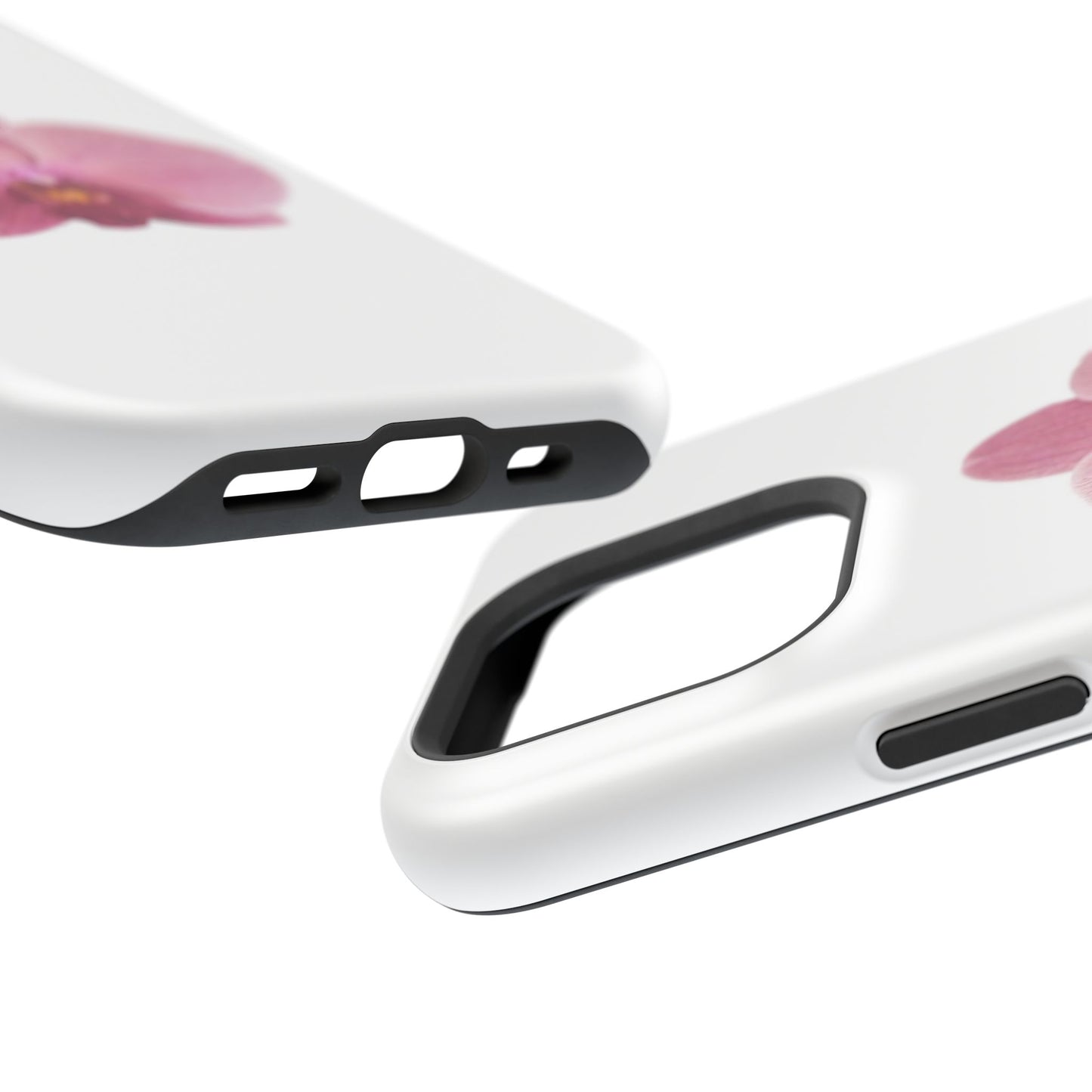 Magnetic IPhone Case, Durable Impact-Resistant Floral Feminine Fashionable Cover, Gift for Her, Protective Smartphone Shell, Trendy