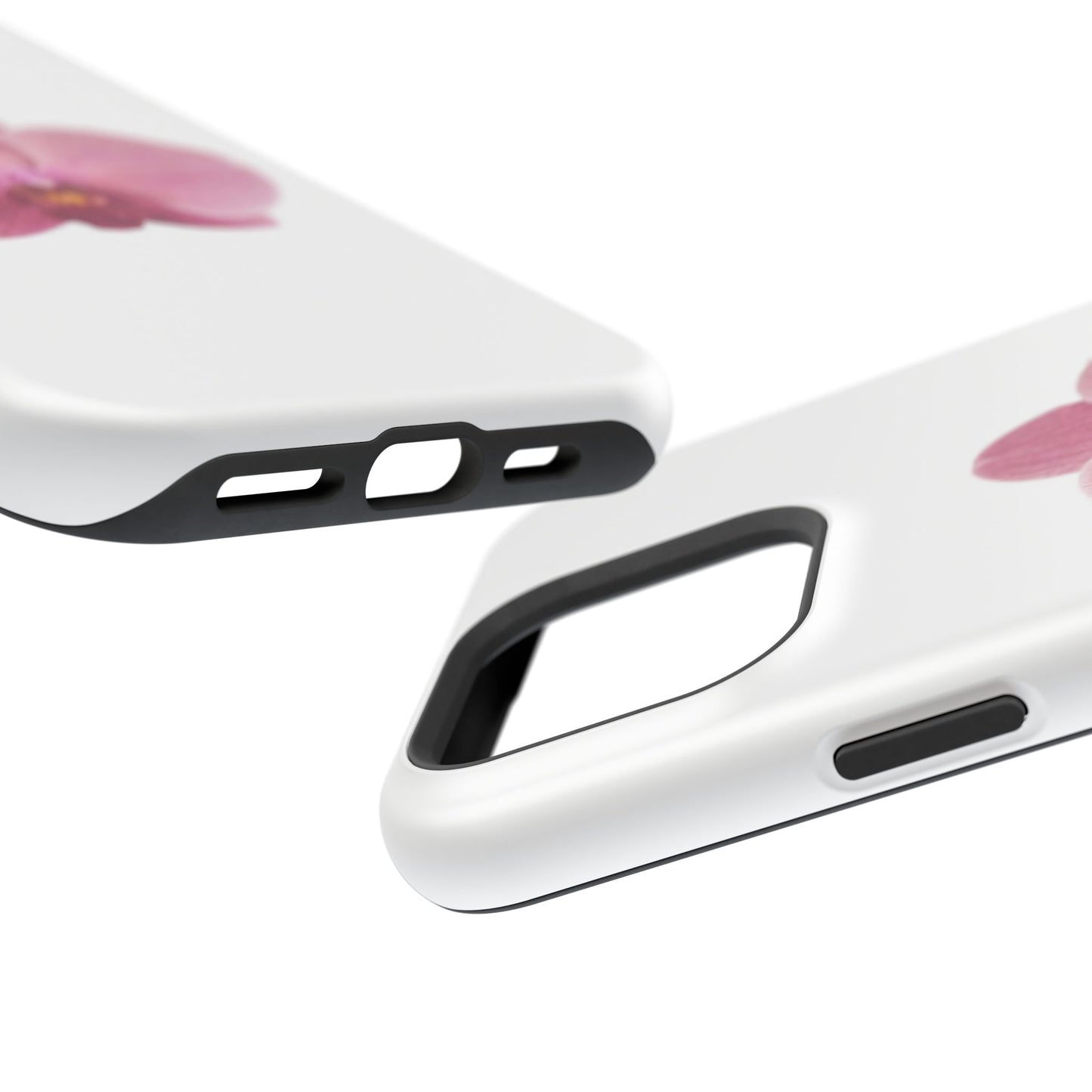 Magnetic IPhone Case, Durable Impact-Resistant Floral Feminine Fashionable Cover, Gift for Her, Protective Smartphone Shell, Trendy