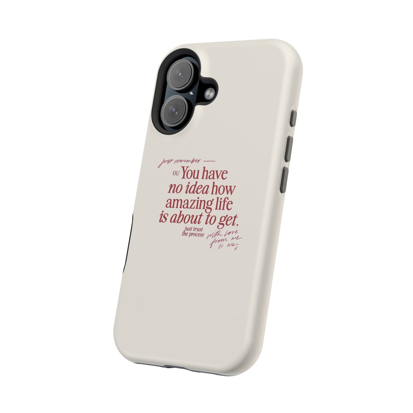 Magnetic IPhone Cases, Motivational Self Love Quote, Fashionable Feminine Gift Idea, Durable Impact-Resistant, Fashion Accessory,