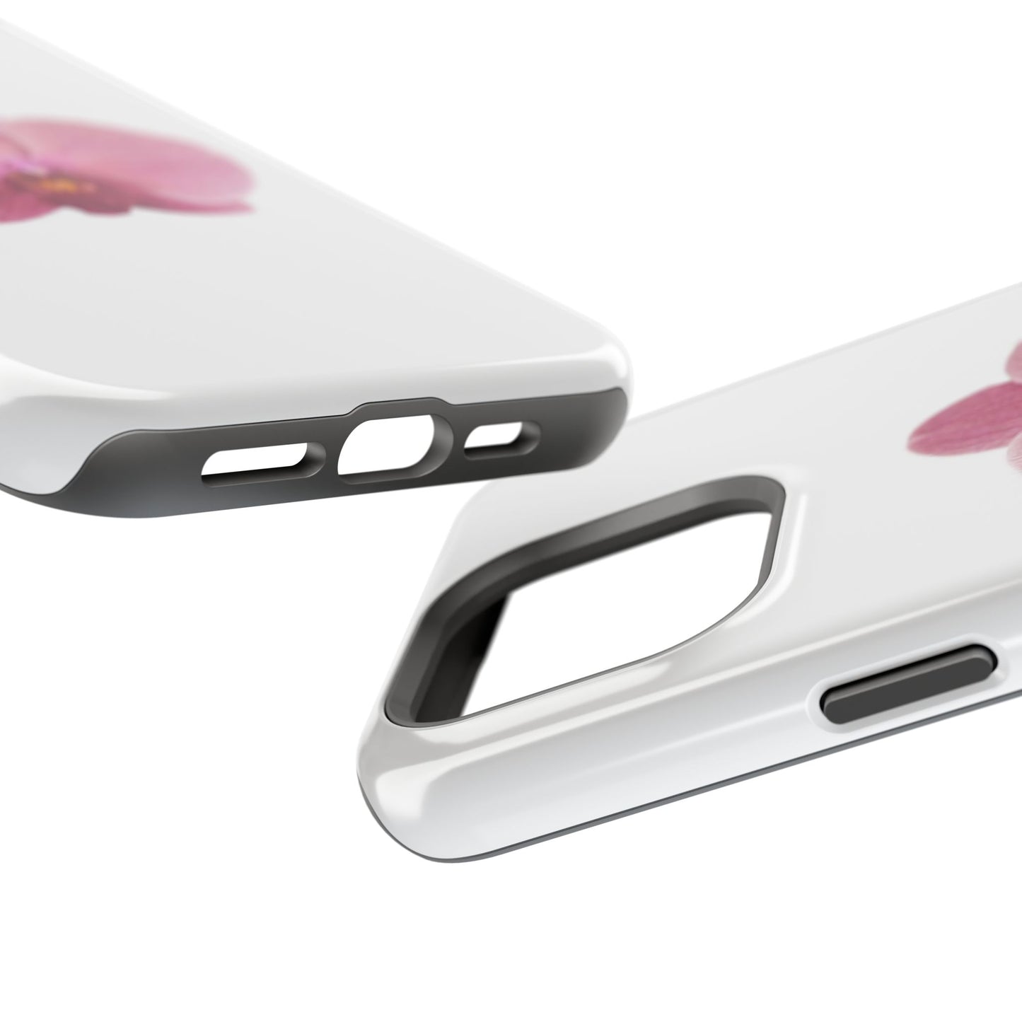 Magnetic IPhone Case, Durable Impact-Resistant Floral Feminine Fashionable Cover, Gift for Her, Protective Smartphone Shell, Trendy