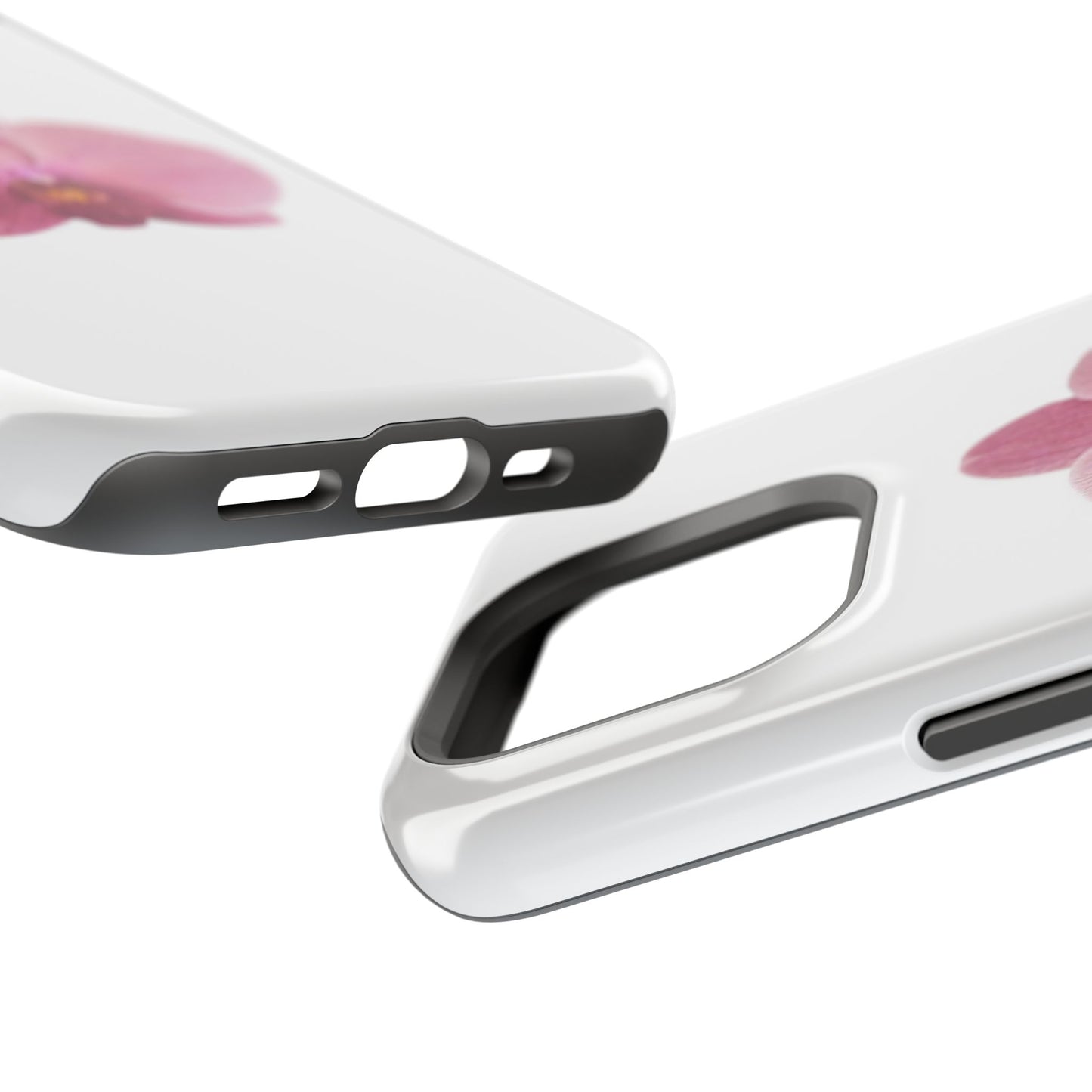 Magnetic IPhone Case, Durable Impact-Resistant Floral Feminine Fashionable Cover, Gift for Her, Protective Smartphone Shell, Trendy