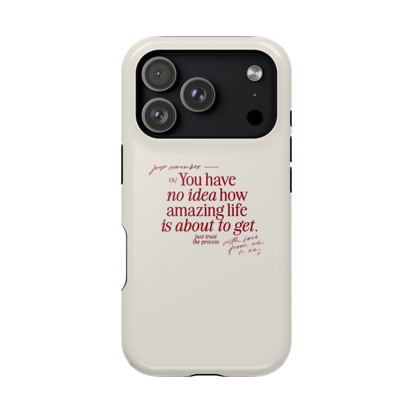 Magnetic IPhone Cases, Motivational Self Love Quote, Fashionable Feminine Gift Idea, Durable Impact-Resistant, Fashion Accessory,