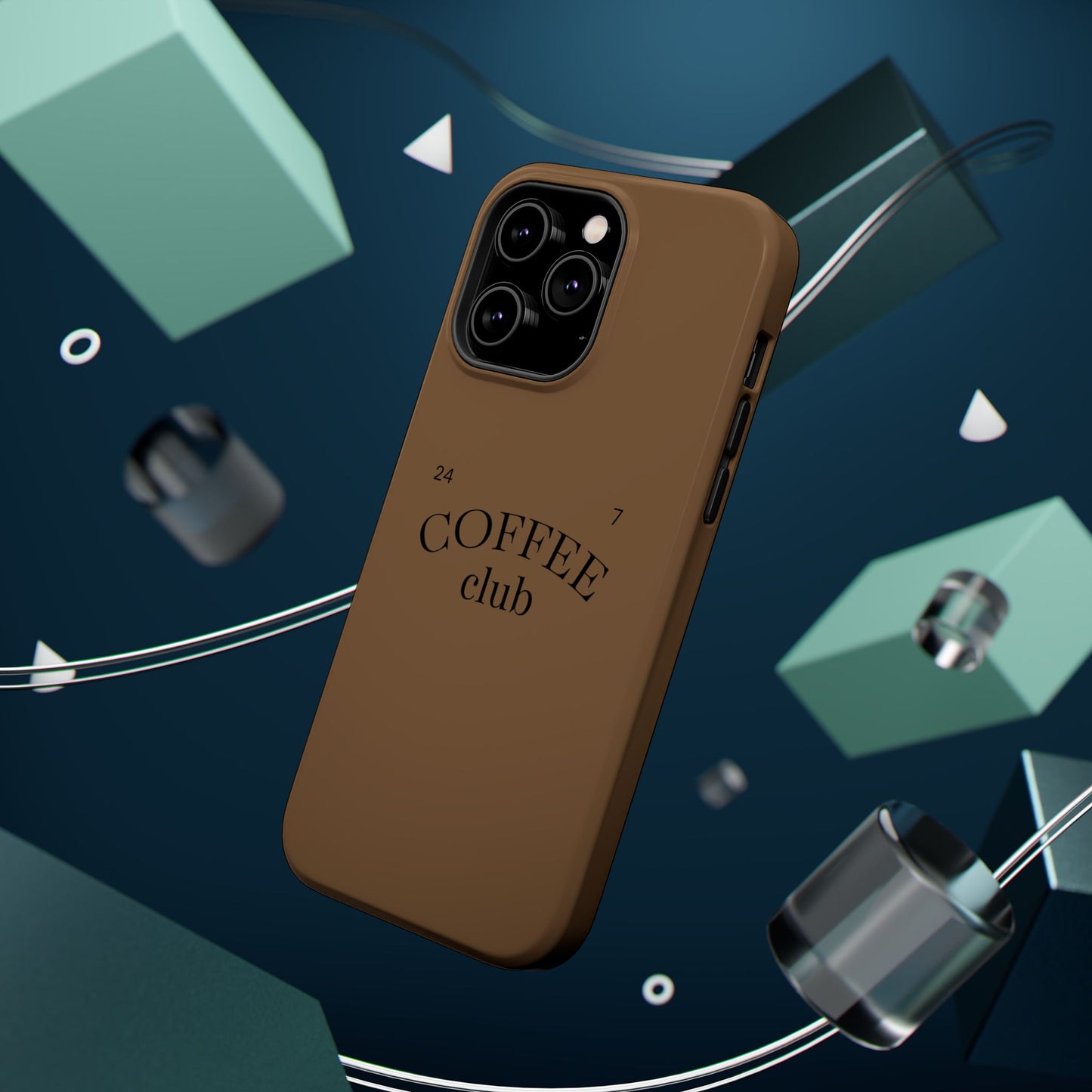 Magnetic iPhone Case, Coffee Lover, Impact-Resistant Case, Coffee Date Enthusiast, Matcha with Friend, Protective Phone Cover