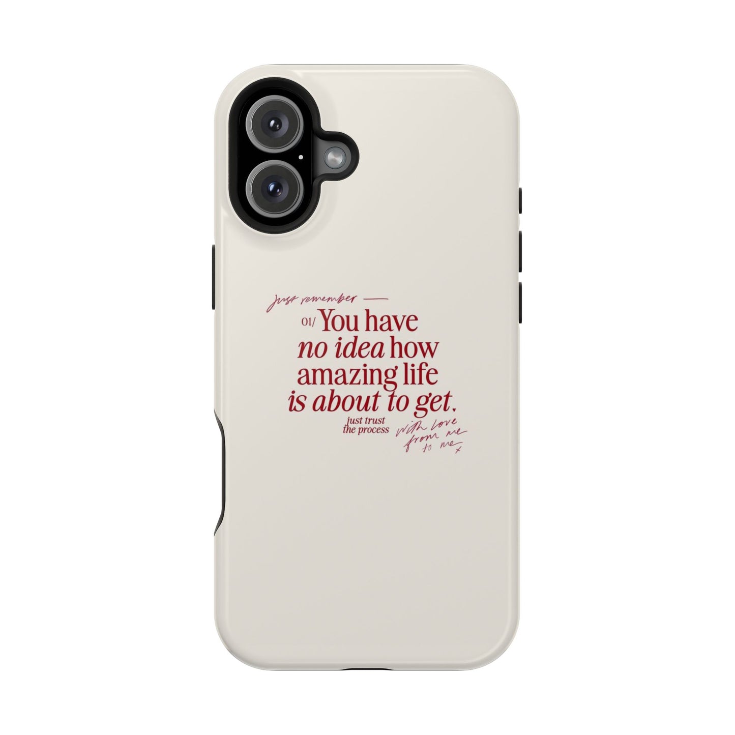 Magnetic IPhone Cases, Motivational Self Love Quote, Fashionable Feminine Gift Idea, Durable Impact-Resistant, Fashion Accessory,