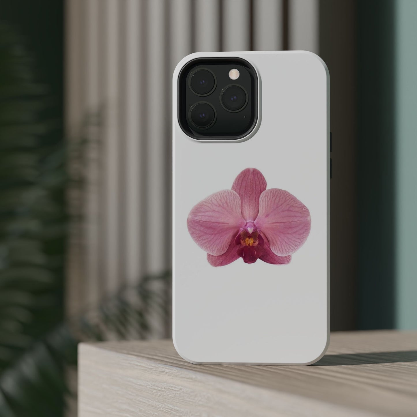 Magnetic IPhone Case, Durable Impact-Resistant Floral Feminine Fashionable Cover, Gift for Her, Protective Smartphone Shell, Trendy