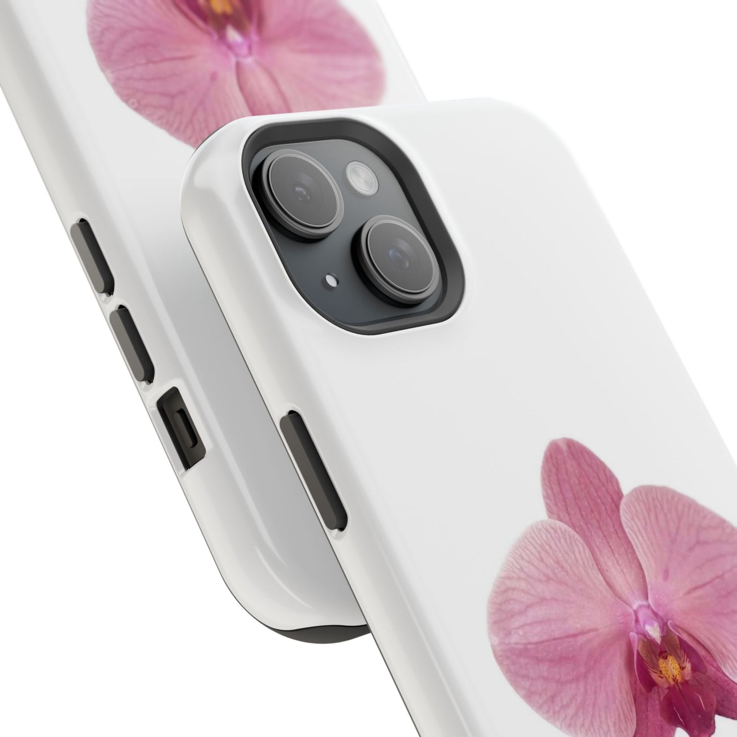 Magnetic IPhone Case, Durable Impact-Resistant Floral Feminine Fashionable Cover, Gift for Her, Protective Smartphone Shell, Trendy