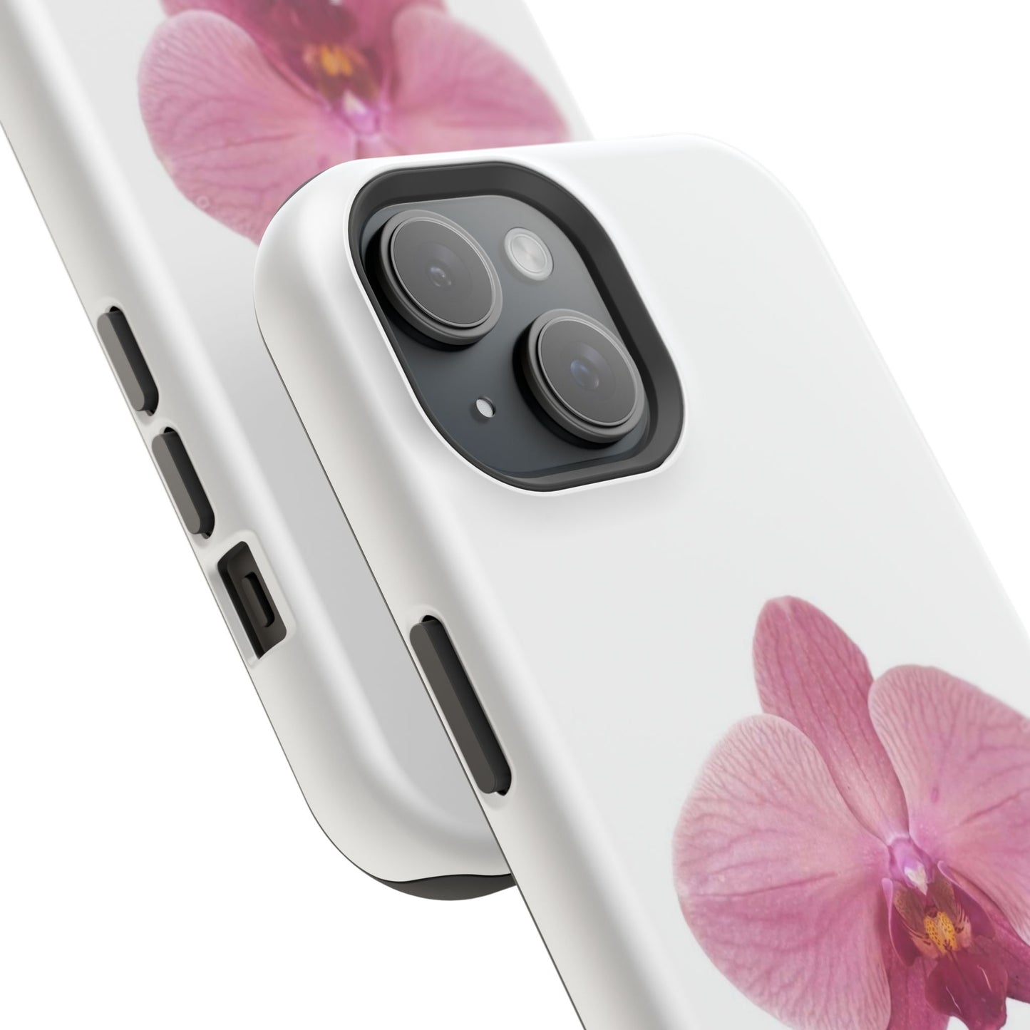 Magnetic IPhone Case, Durable Impact-Resistant Floral Feminine Fashionable Cover, Gift for Her, Protective Smartphone Shell, Trendy